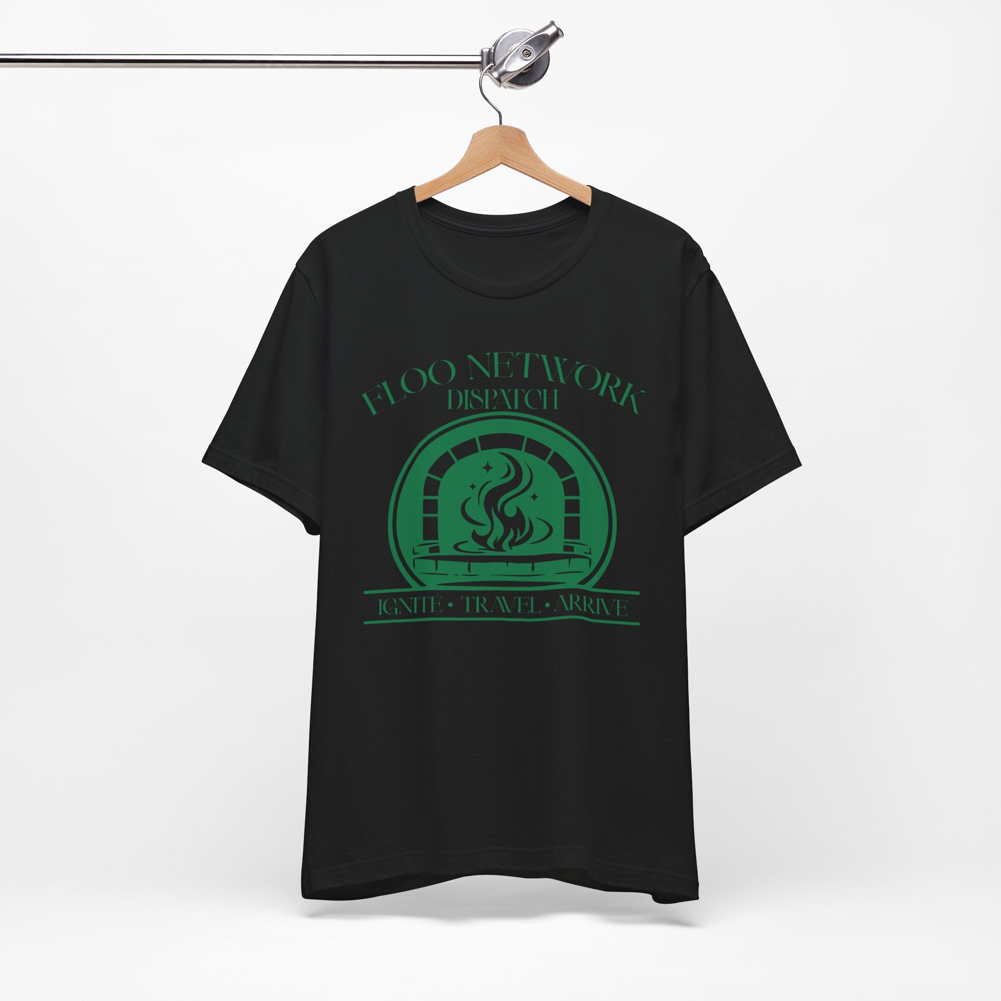 Floo Network Dispatch Shirt- Wizard Fireplace Travel Tee