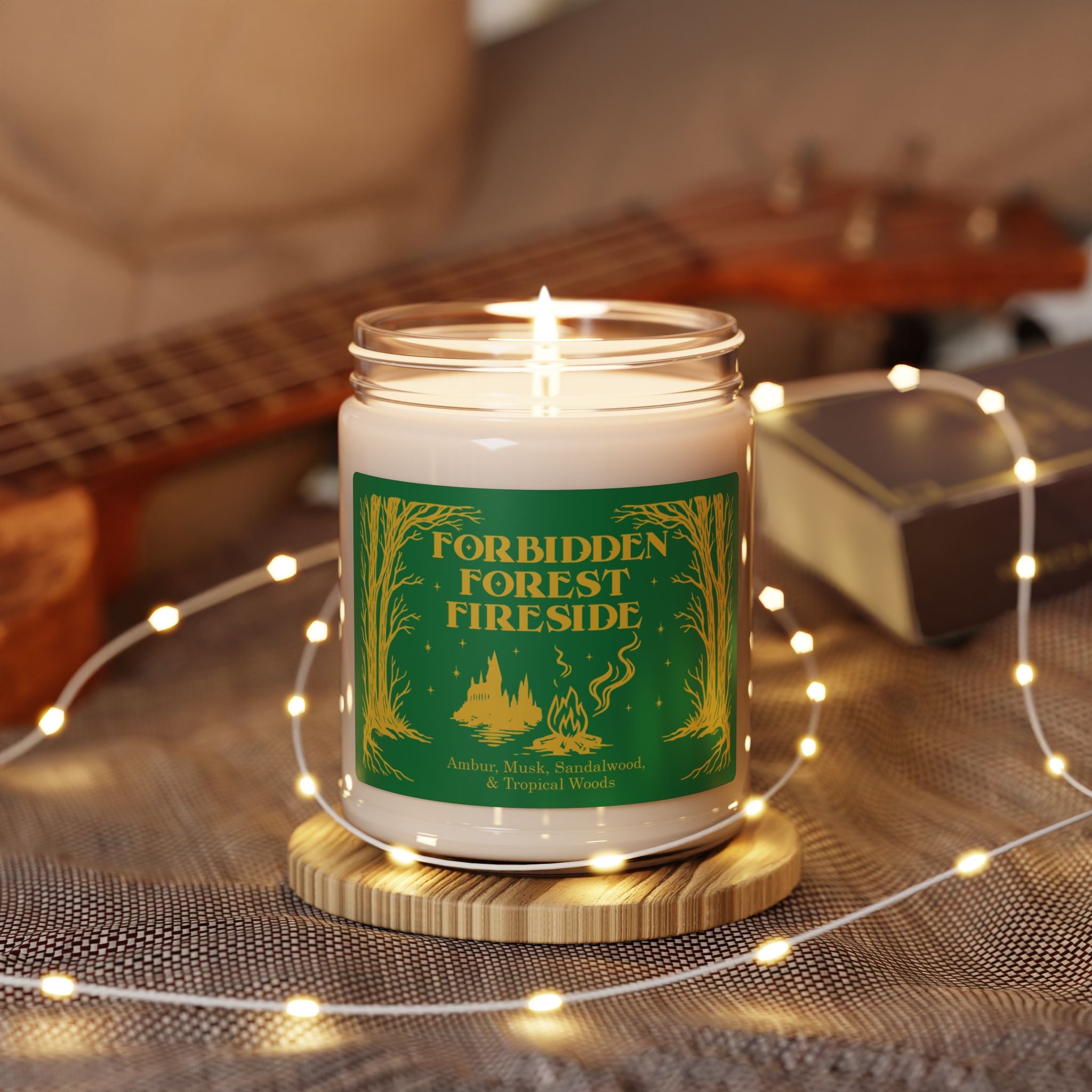 Forbidden Forest Fireside- Amber, Musk, & Sandalwood Soy Candle