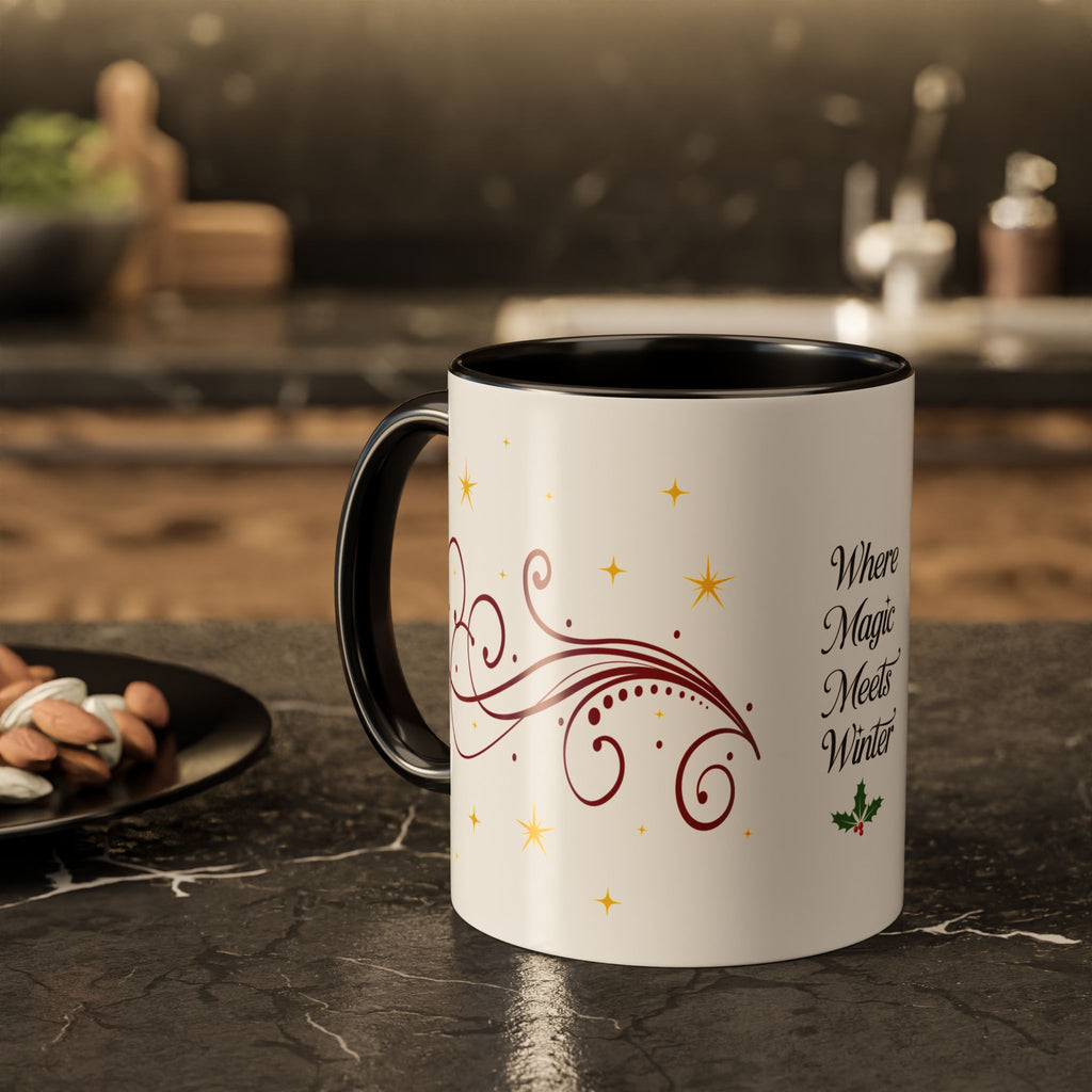 Christmas at the Castle Mug- 11oz Wizard Inspired Holiday Coffee Cup