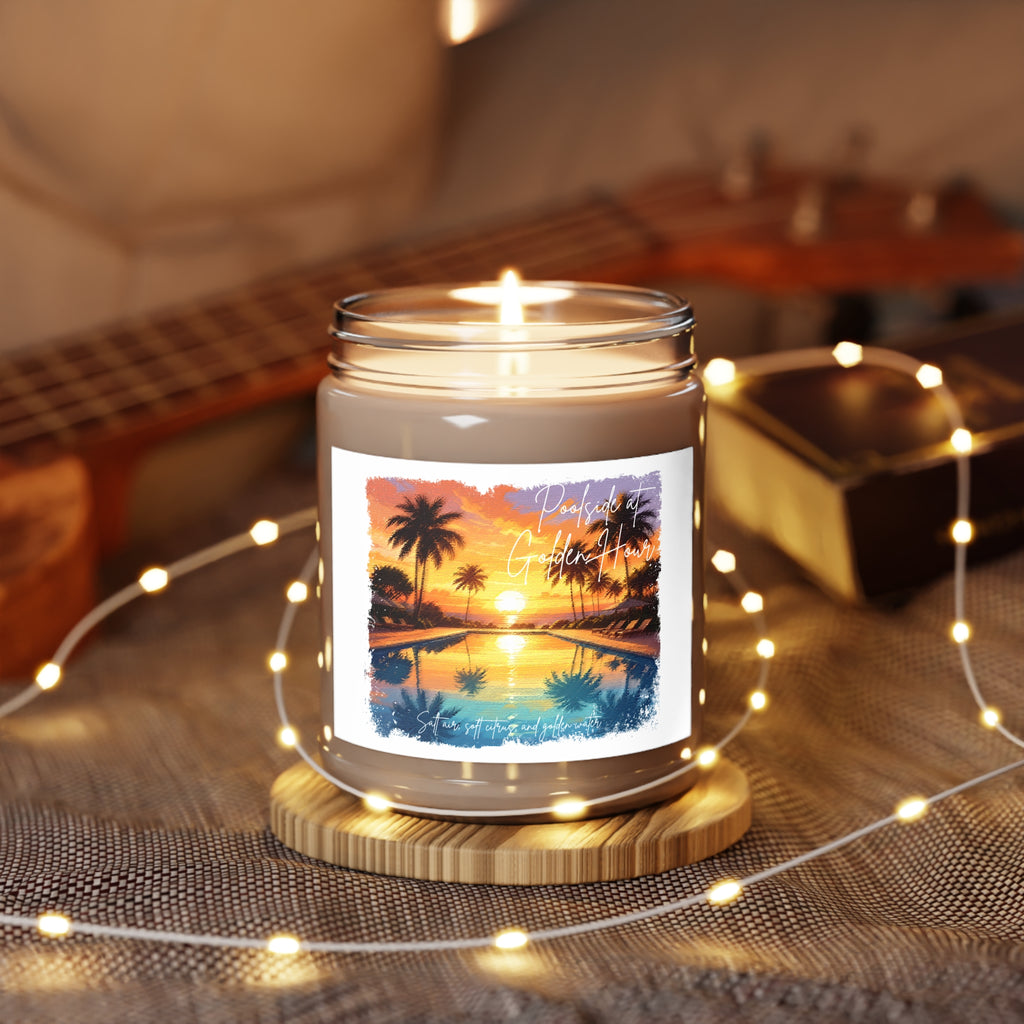 Poolside at Golden Hour Candle- Resort Sunset Scent