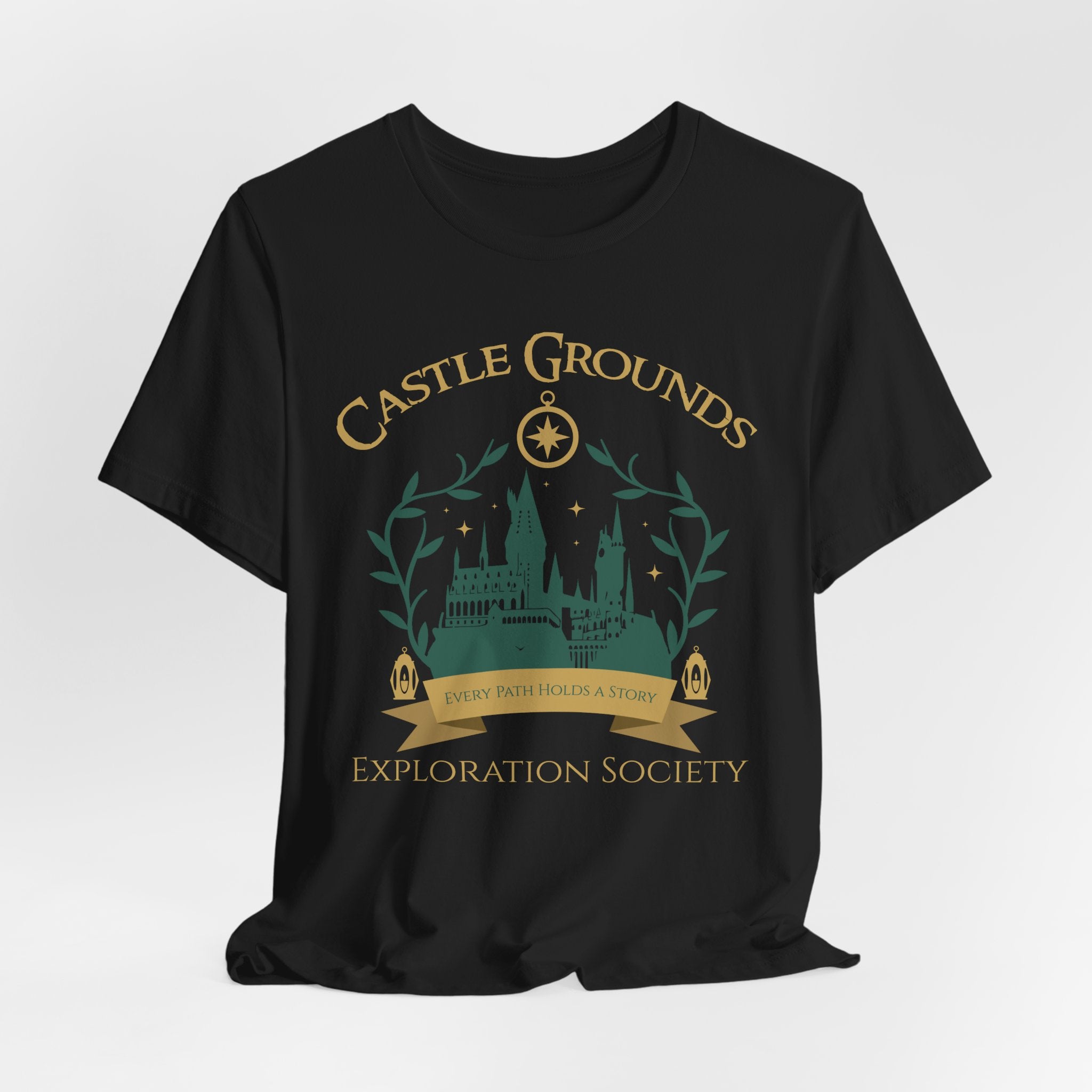 Castle Grounds Exploration Society Shirt- Wizarding Castle Tee, Fantasy Adventure Shirt