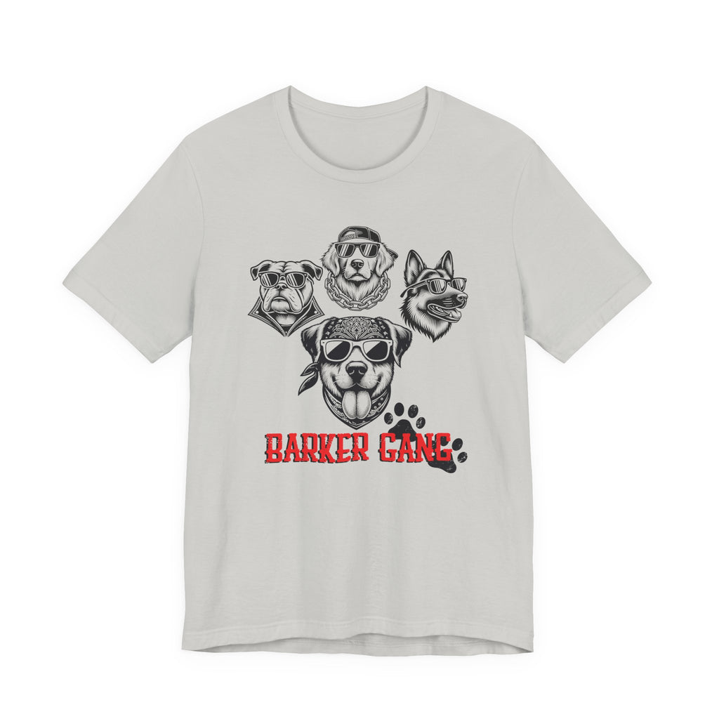 Barker Gang Tee- Funny Biker Dog Shirt