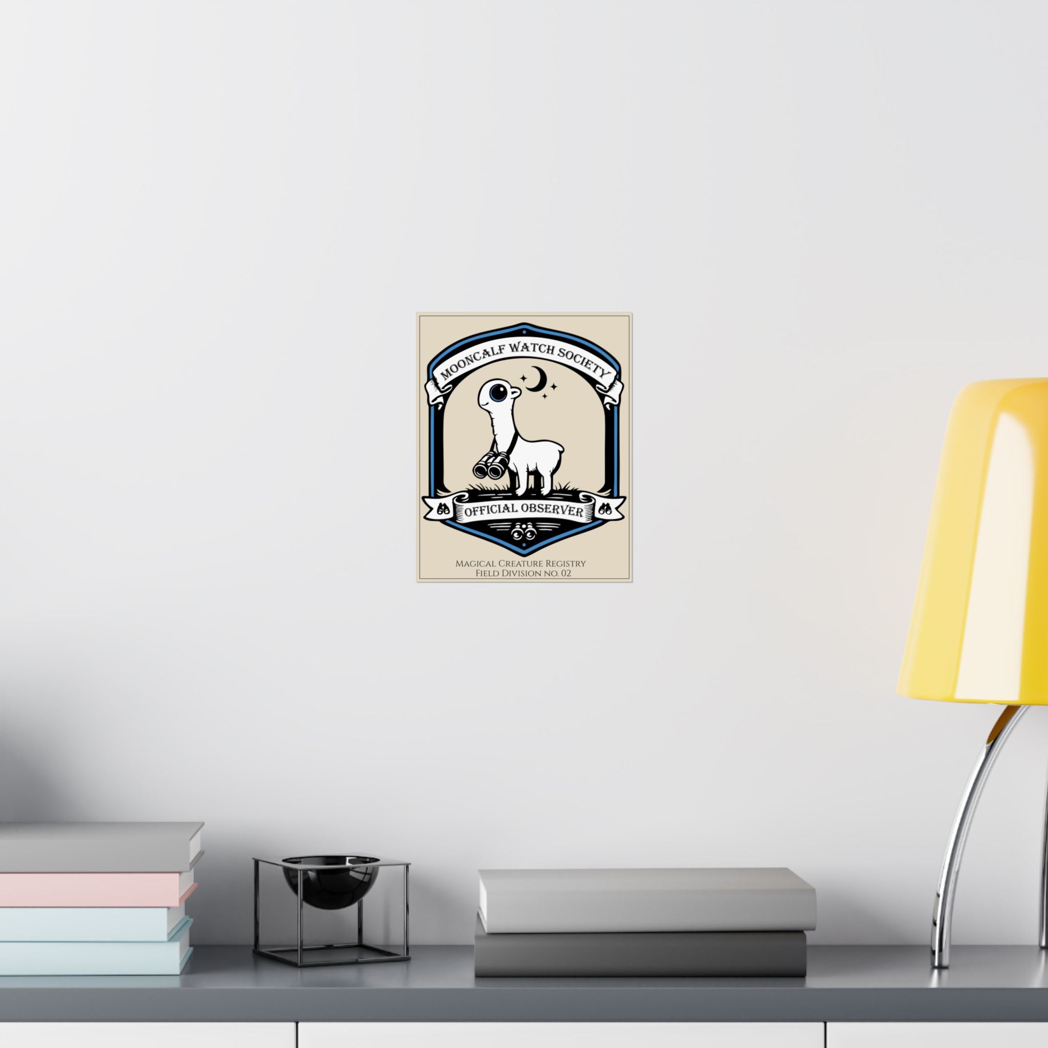 Mooncalf Watch Society Poster- 8x10 Magical Creature Registry Print No. 02