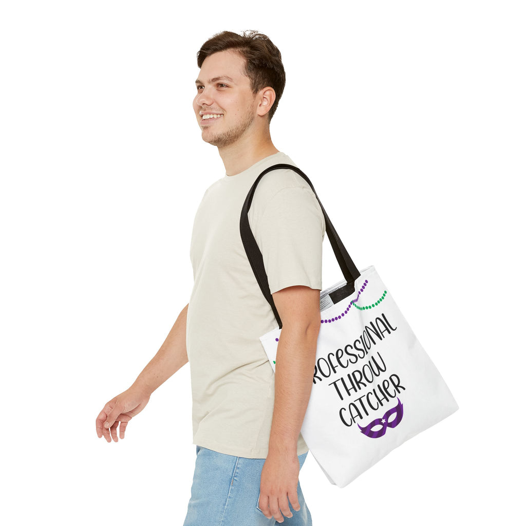 Professional Throw Catcher Mardi Gras Tote Bag
