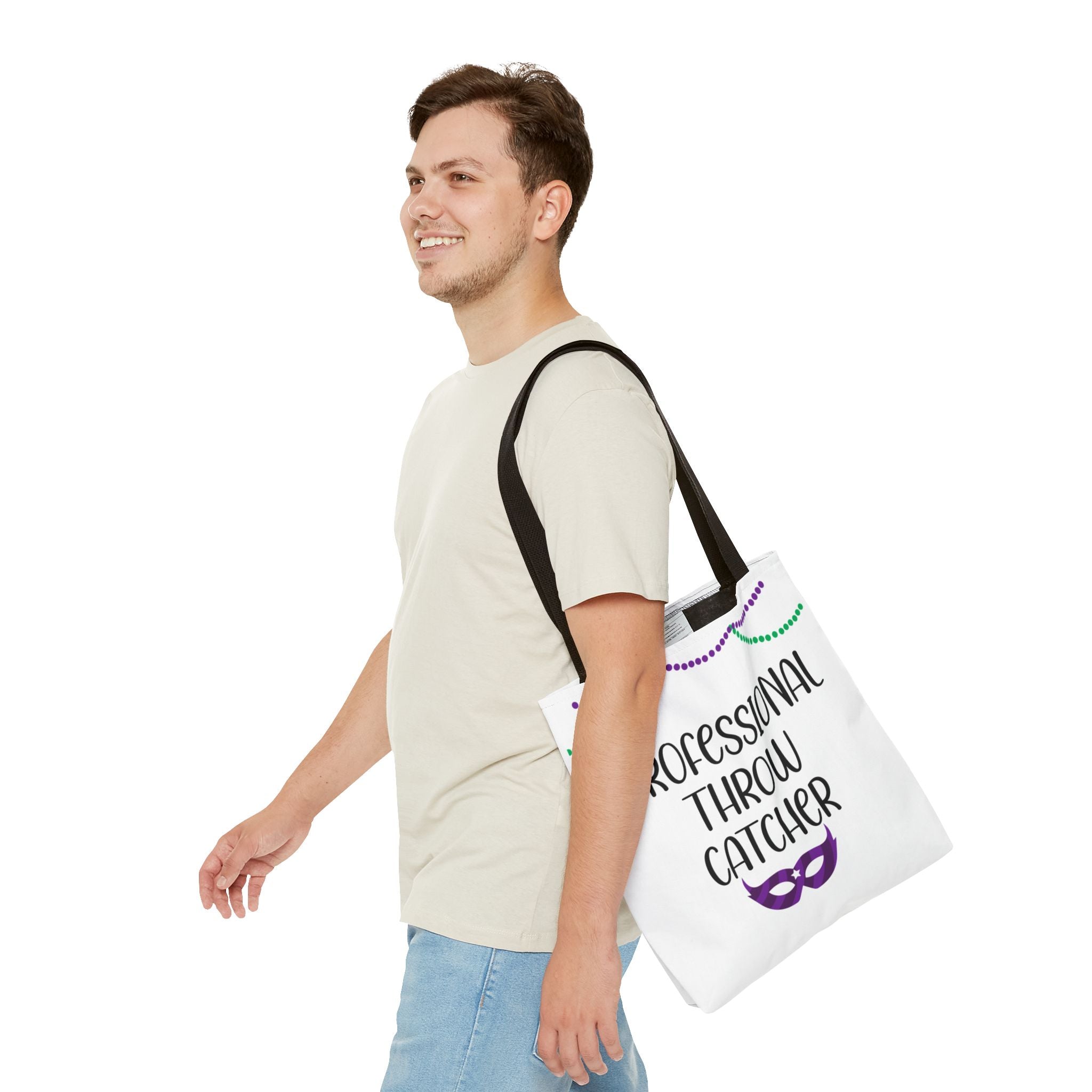 Professional Throw Catcher Mardi Gras Tote Bag