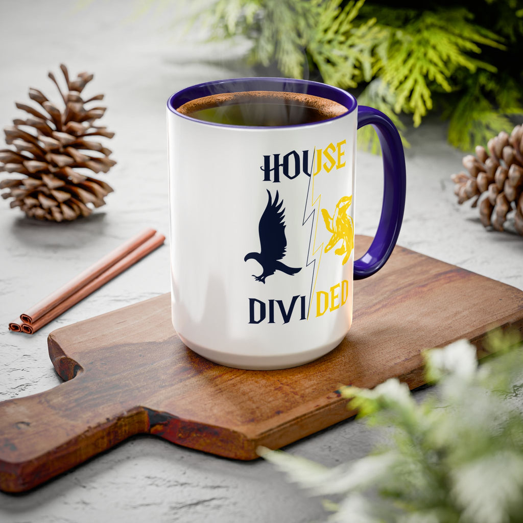 House Divided Rivalry Mug- Raven + Badger Wizardcore Couple Mug (15oz)