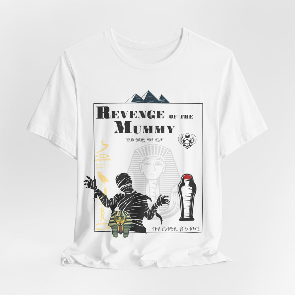 Revenge of the Mummy Shirt- Double-Sided Ancient Curse Tee