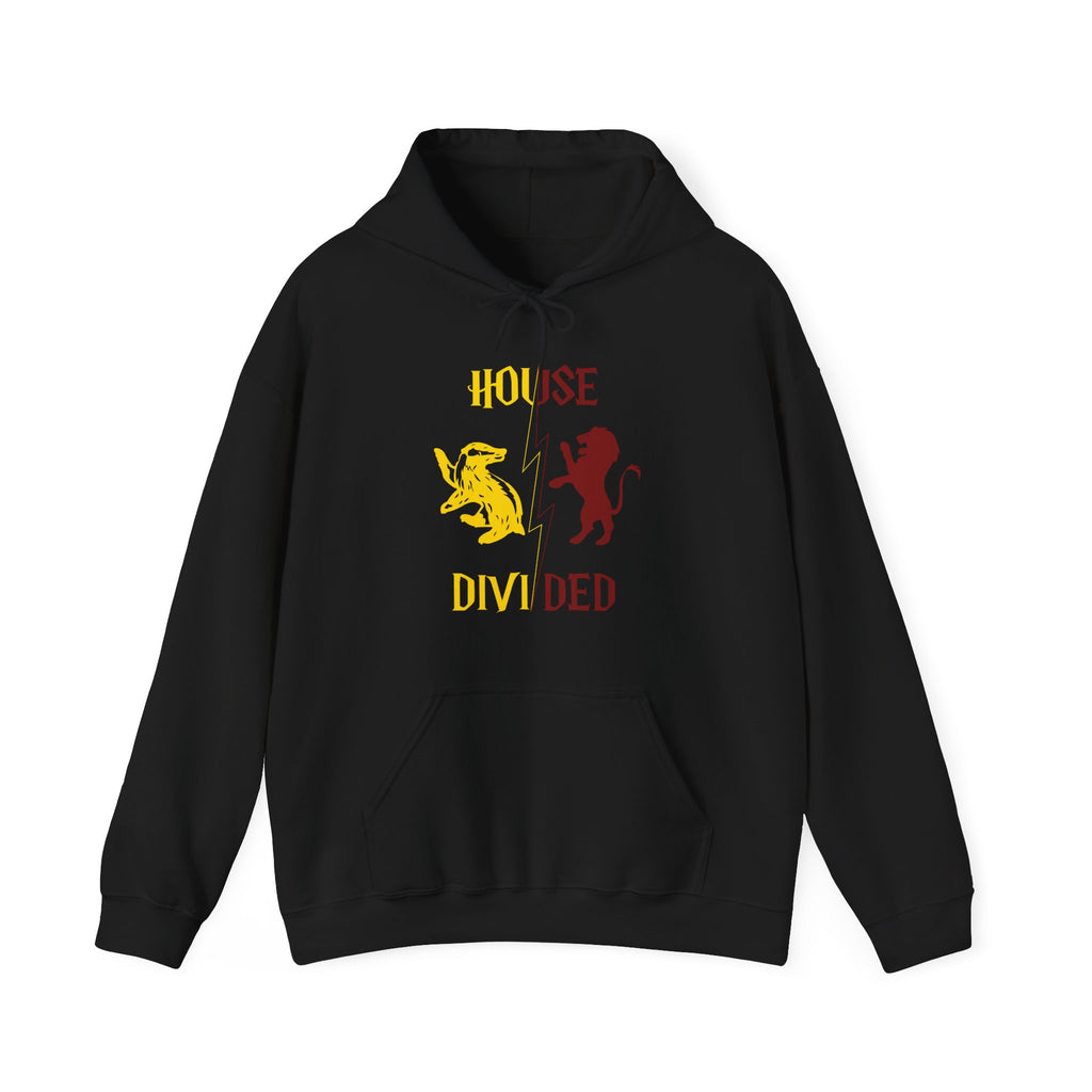 House Divided Rivalry Hoodie- Badger + Lion Wizardcore Couple Hoodie