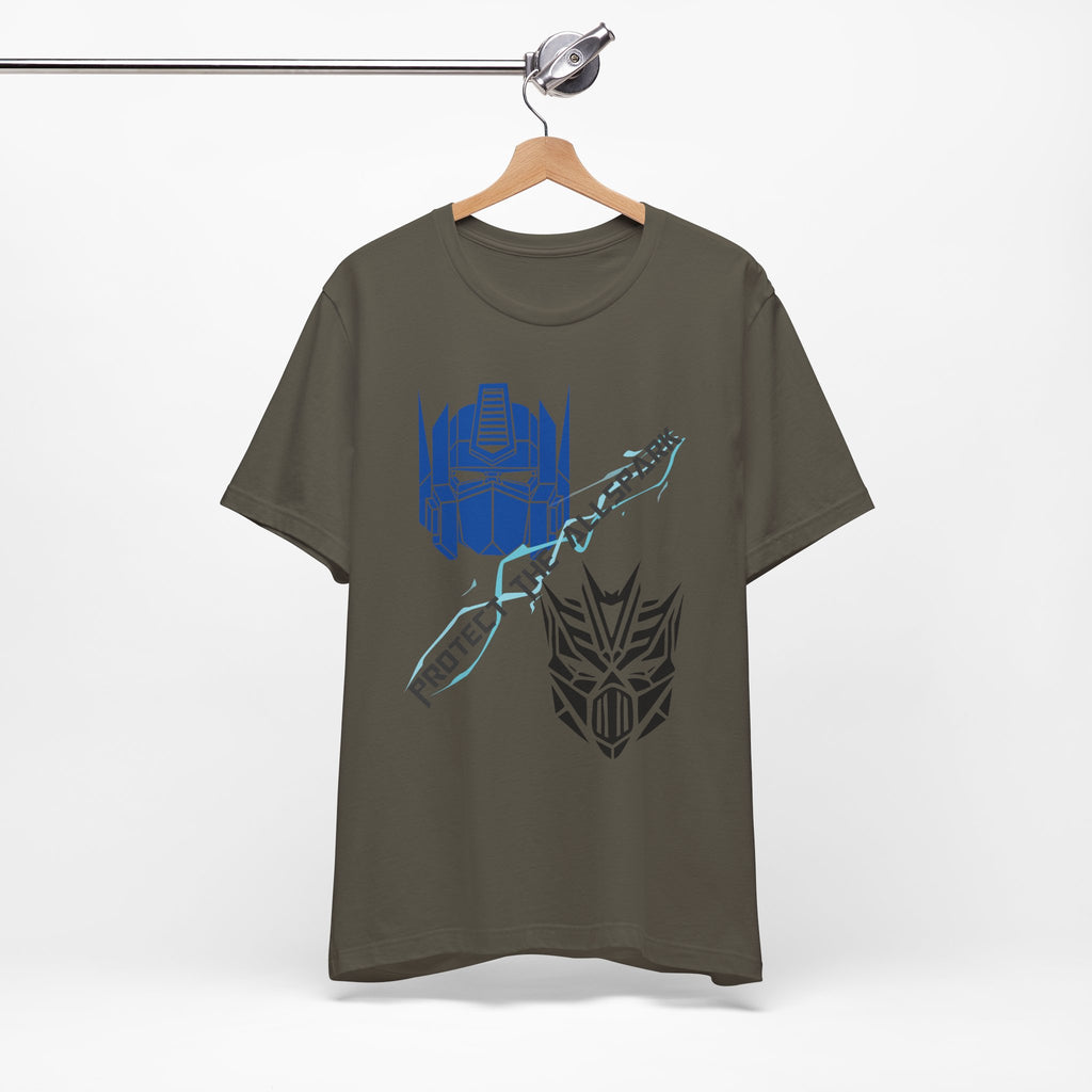 Transformers Robot Battle Ride Shirt- 3D Theme Park Ride Tee