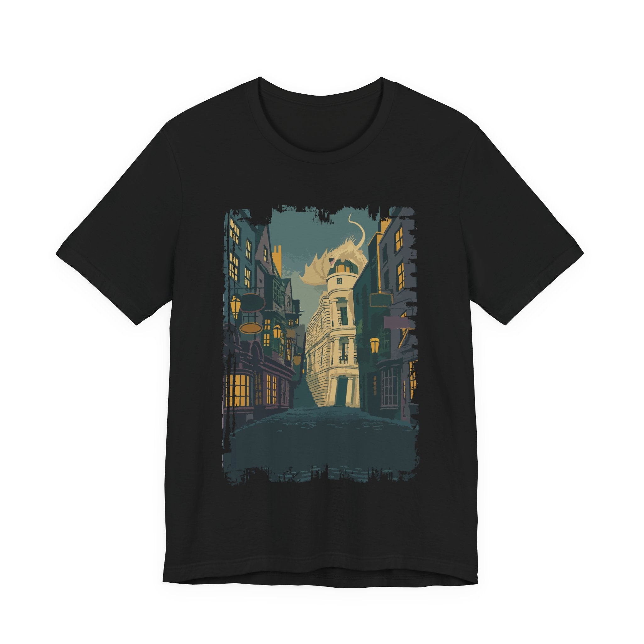 Wizard Alley Poster Shirt- Retro Magical Marketplace Tee