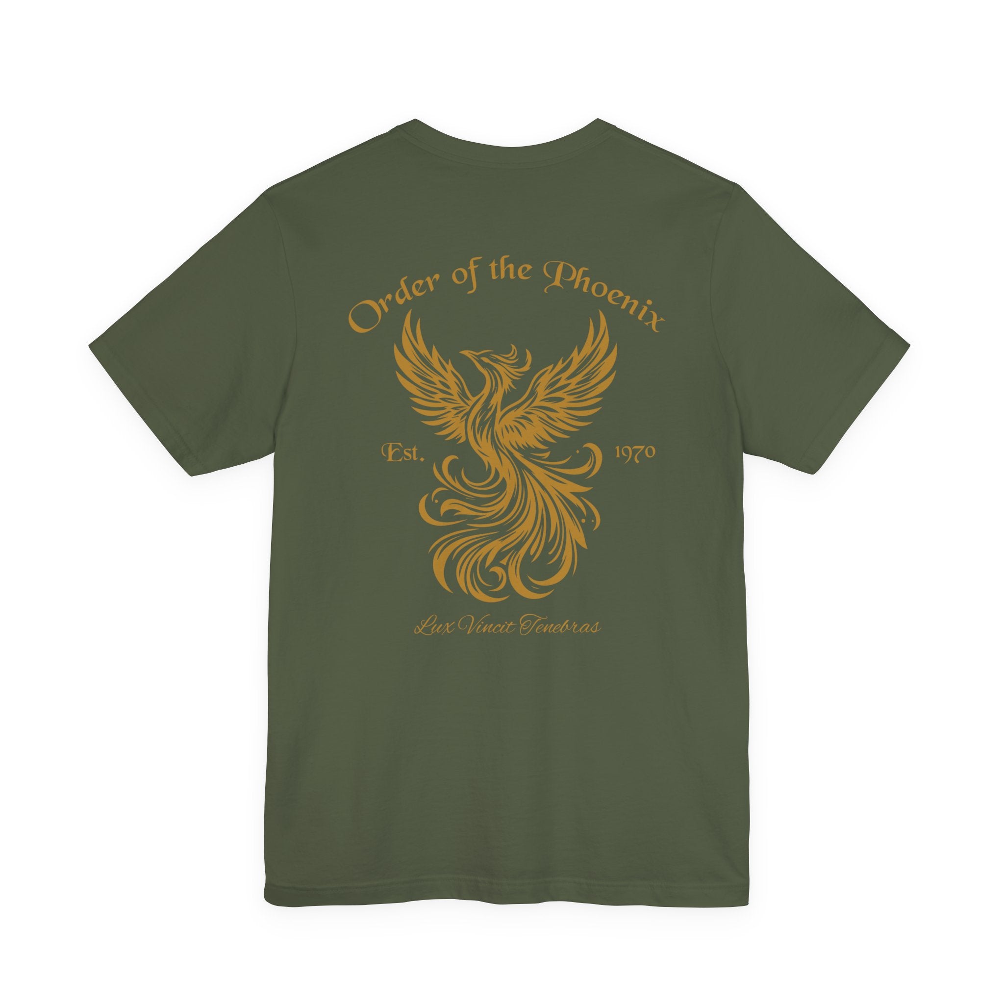 Phoenix Wizard Shirt- Lux Vincit Tenebras Double Sided Tee