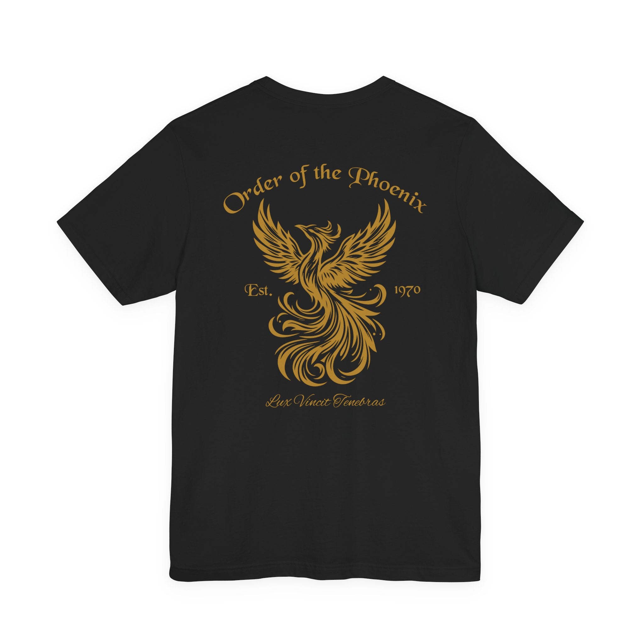 Phoenix Wizard Shirt- Lux Vincit Tenebras Double Sided Tee