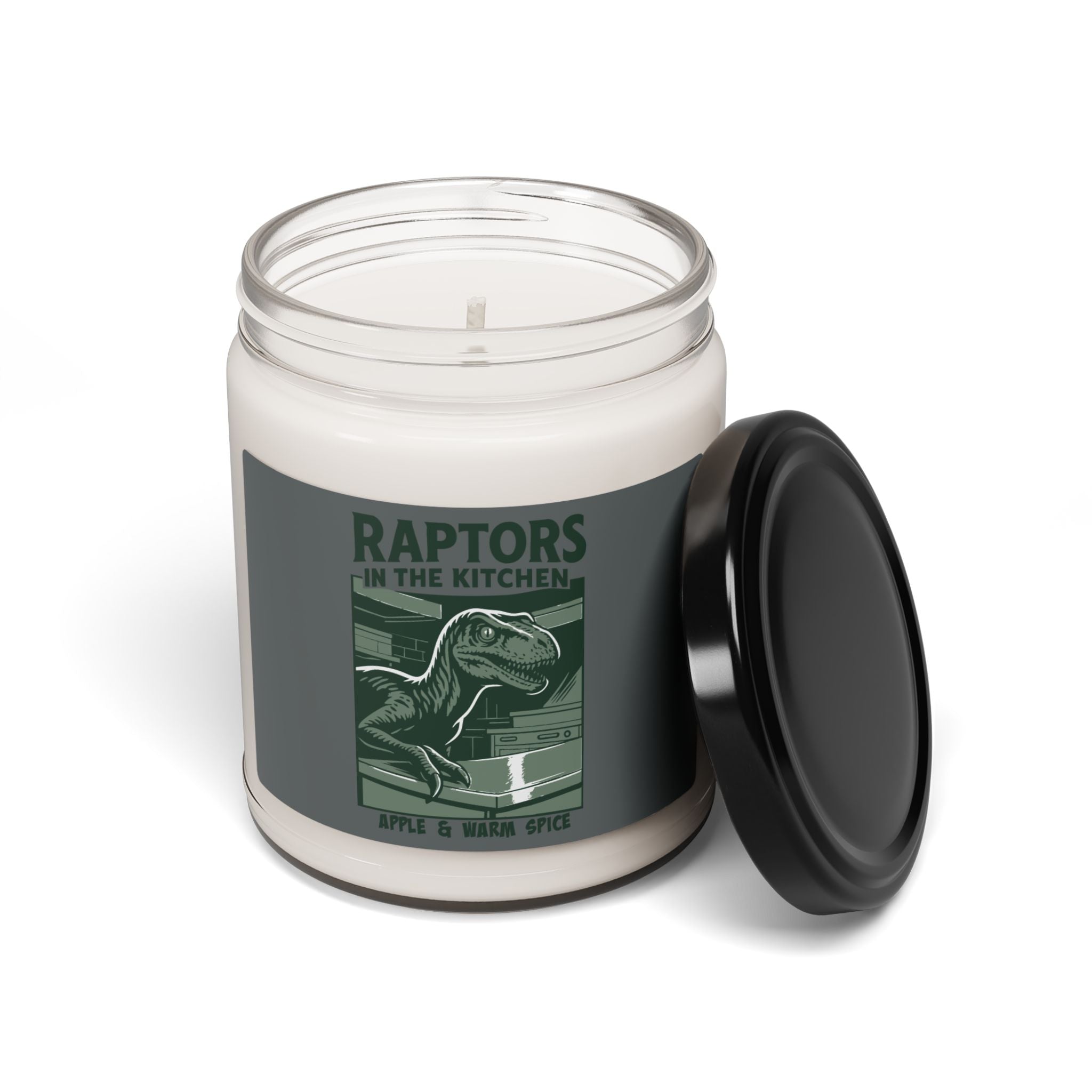 Raptors in the Kitchen Candle – Jurassic Park Movie Scene Soy Candle