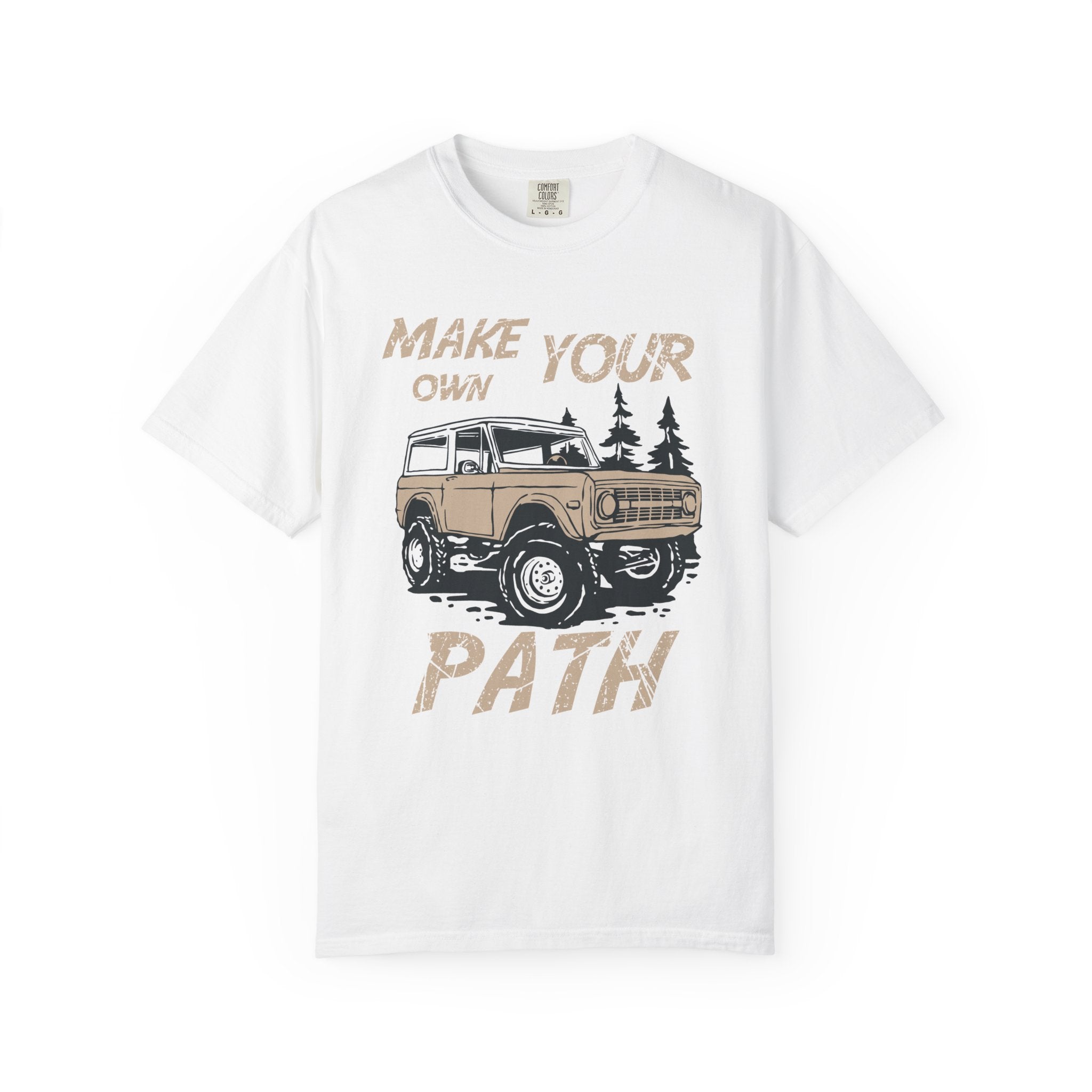 Make Your Own Path Shirt | Vintage Bronco Adventure Tee | Off-Road Explorer Gift