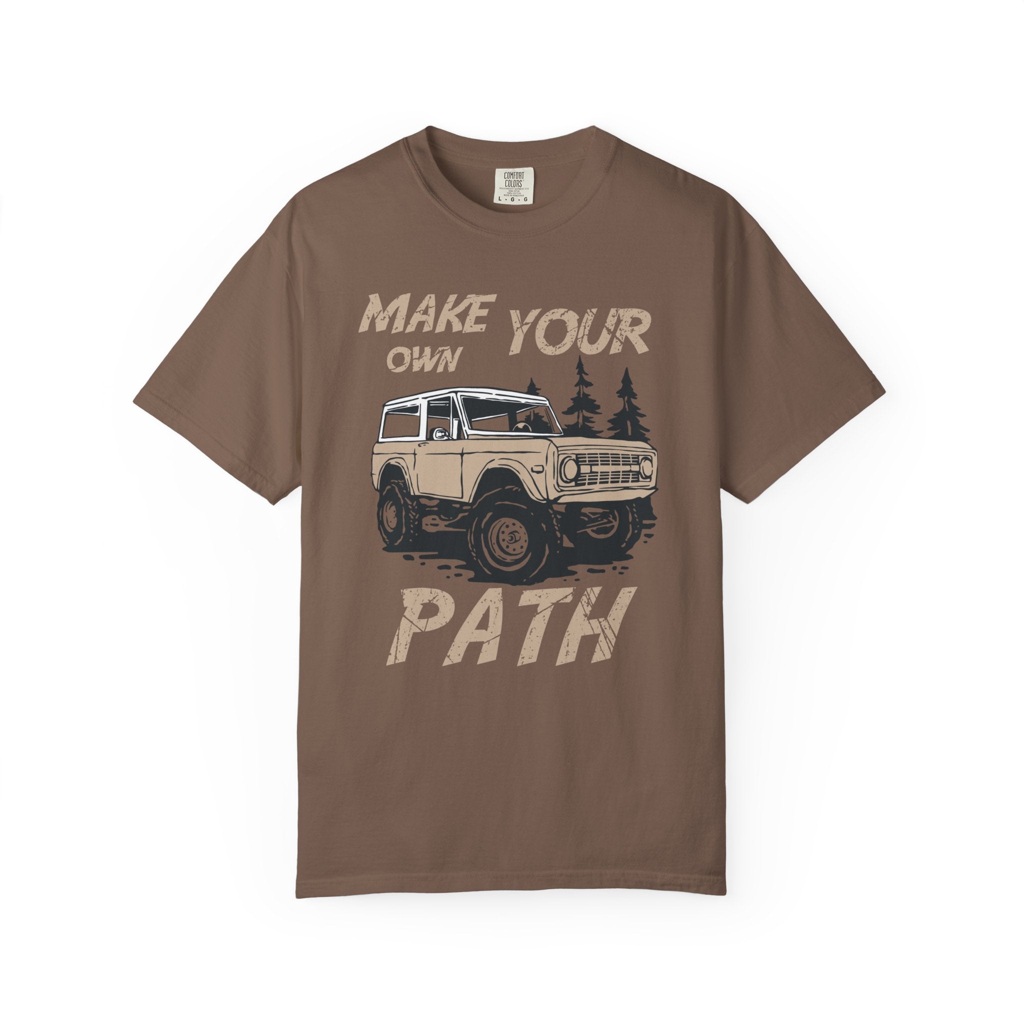 Make Your Own Path Shirt- Vintage Bronco Adventure Tee, Off Road 4x4 Shirt