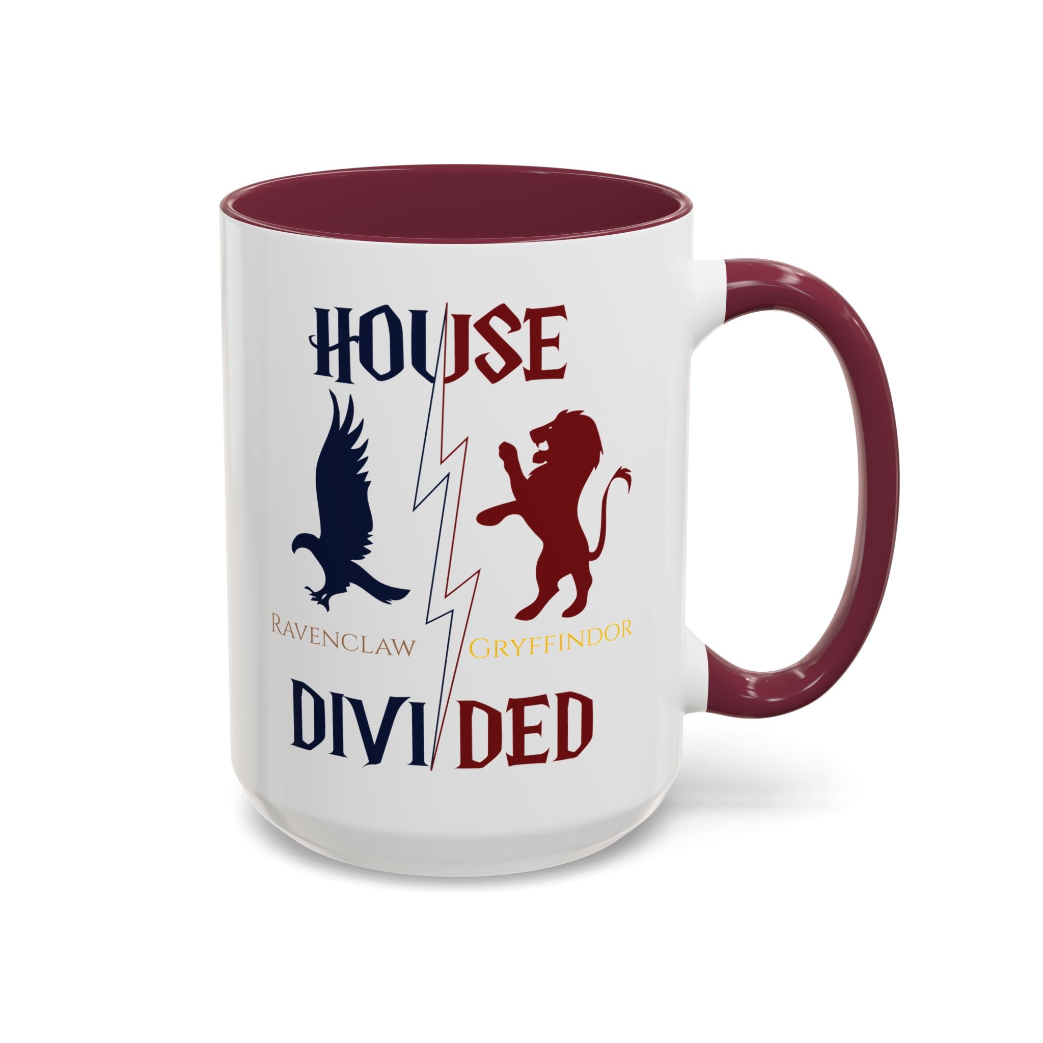 Ravenclaw Gryffindor Mug | House Divided Cup | Wizarding Couple Gift