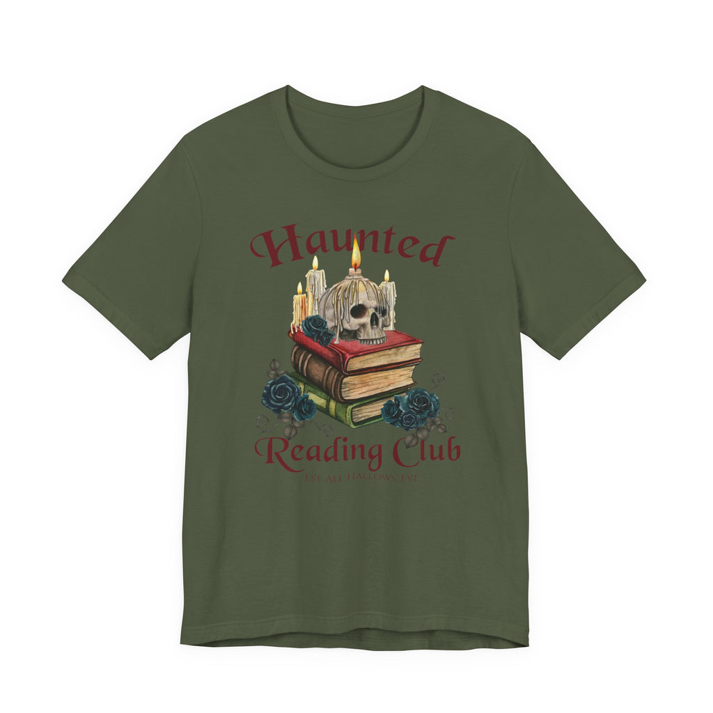 Haunted Reading Club Shirt- Gothic Book Lover Tee