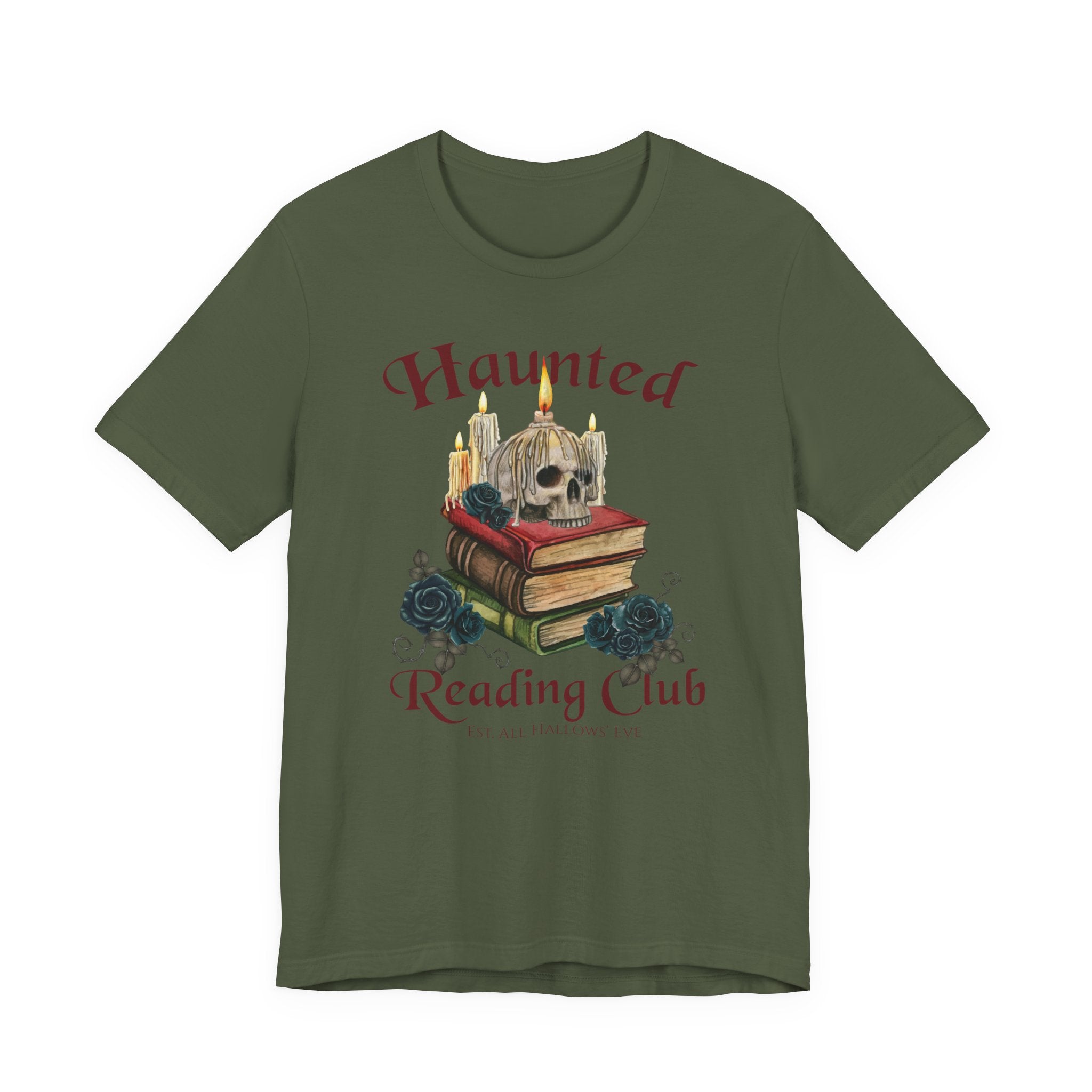 Haunted Reading Club Shirt- Gothic Book Lover Tee