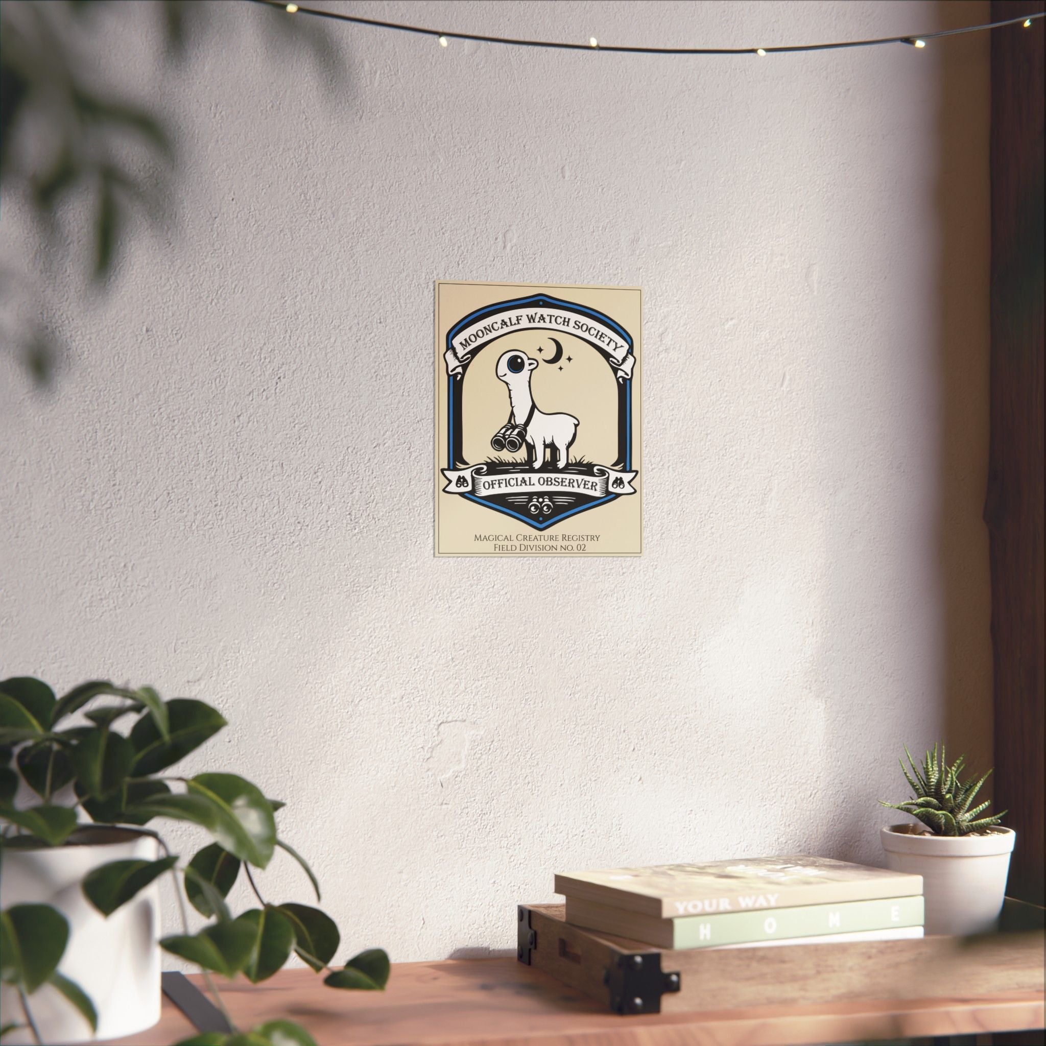 Mooncalf Watch Society Poster- 8x10 Magical Creature Registry Print No. 02