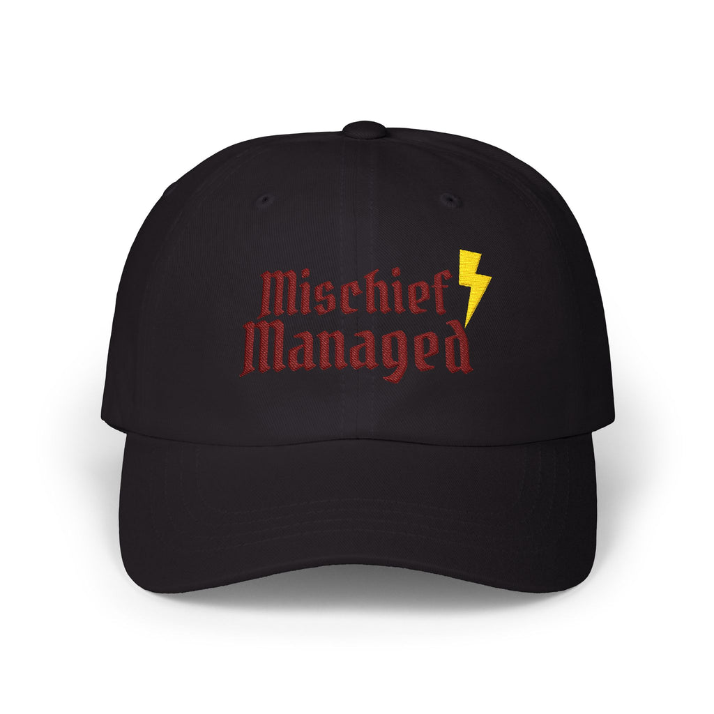 Mischief Managed Hat- Embroidered Wizard Inspired Dad Cap