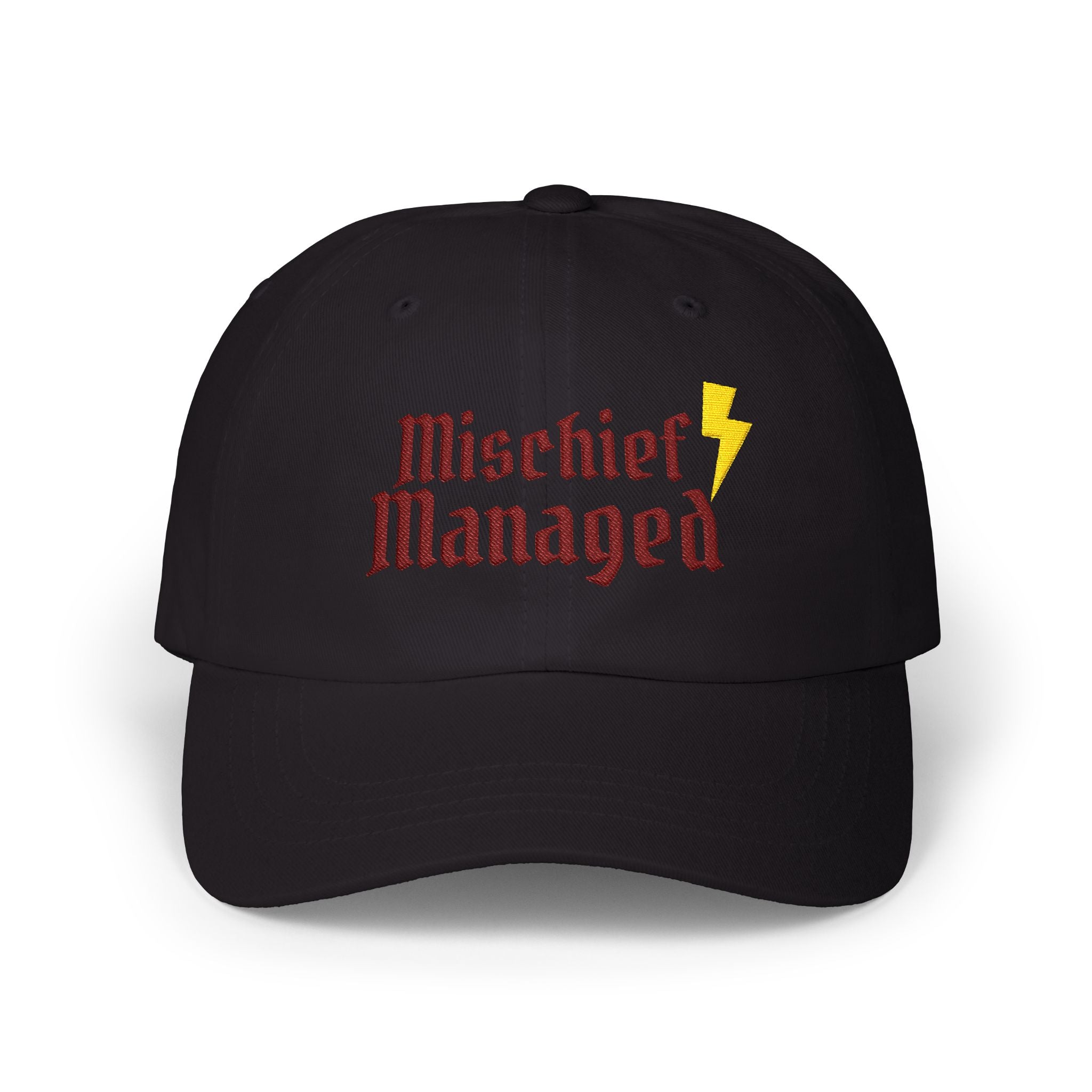 Mischief Managed Hat- Embroidered Wizard Inspired Dad Cap