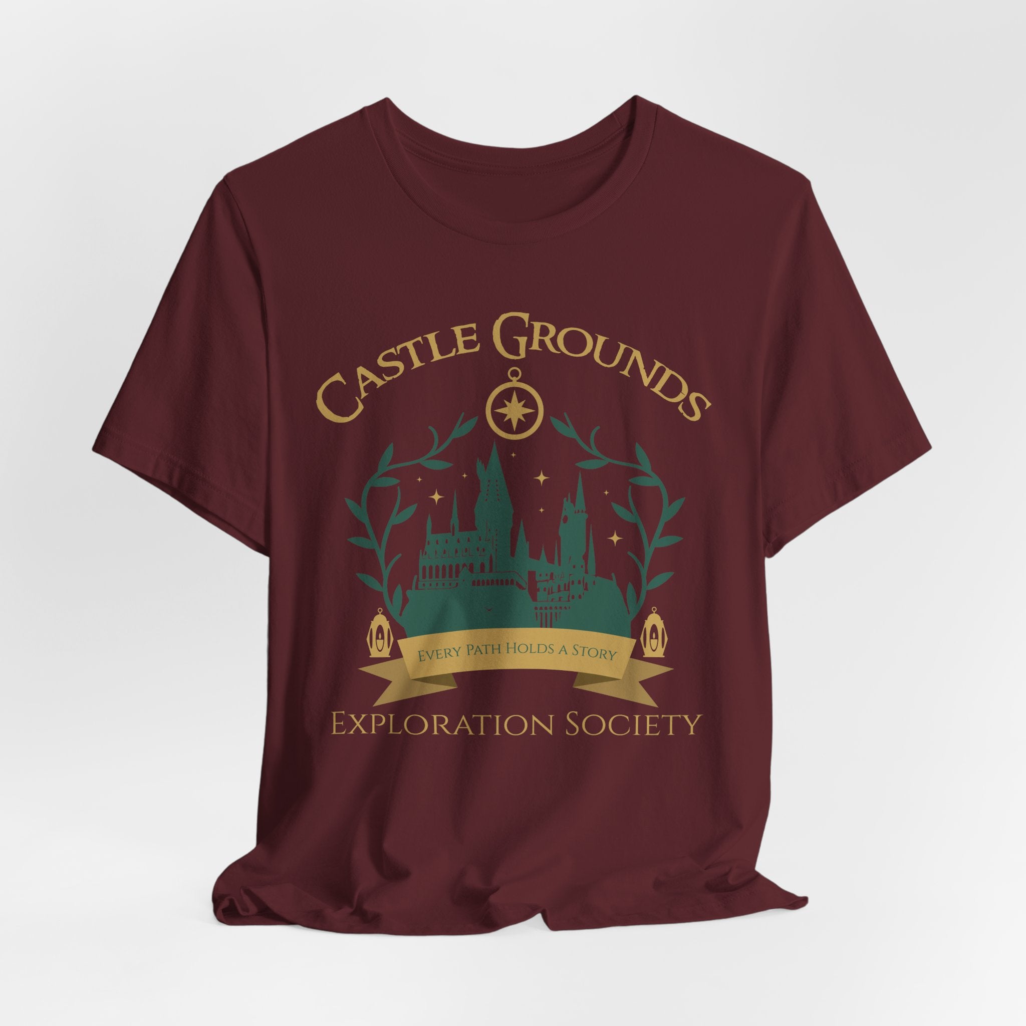 Castle Grounds Exploration Society Shirt- Wizarding Castle Tee, Fantasy Adventure Shirt