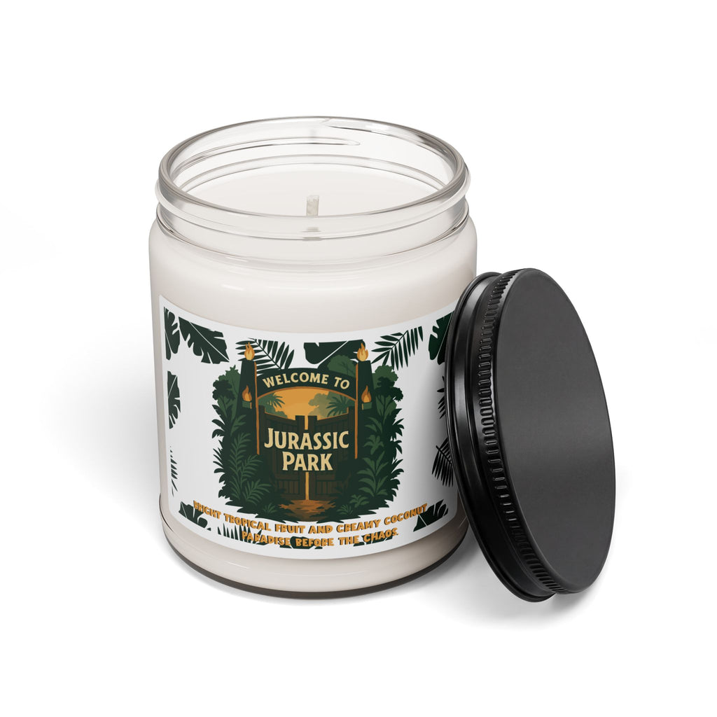 Welcome to Jurassic Park Candle- Tropical Fruit + Coconut Soy Candle