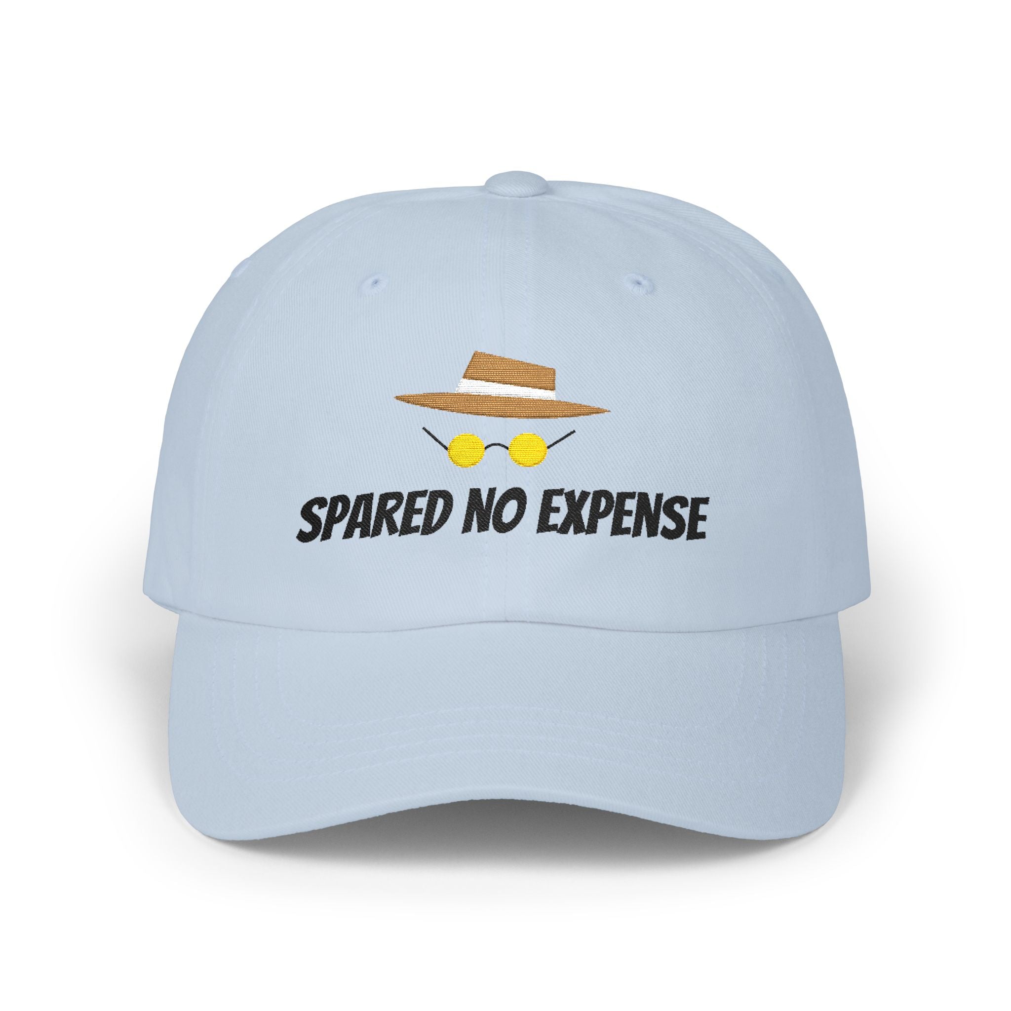 Spared No Expense Hat- Embroidered Jurassic Inspired Dad Cap, Theme Park Outfit Hat