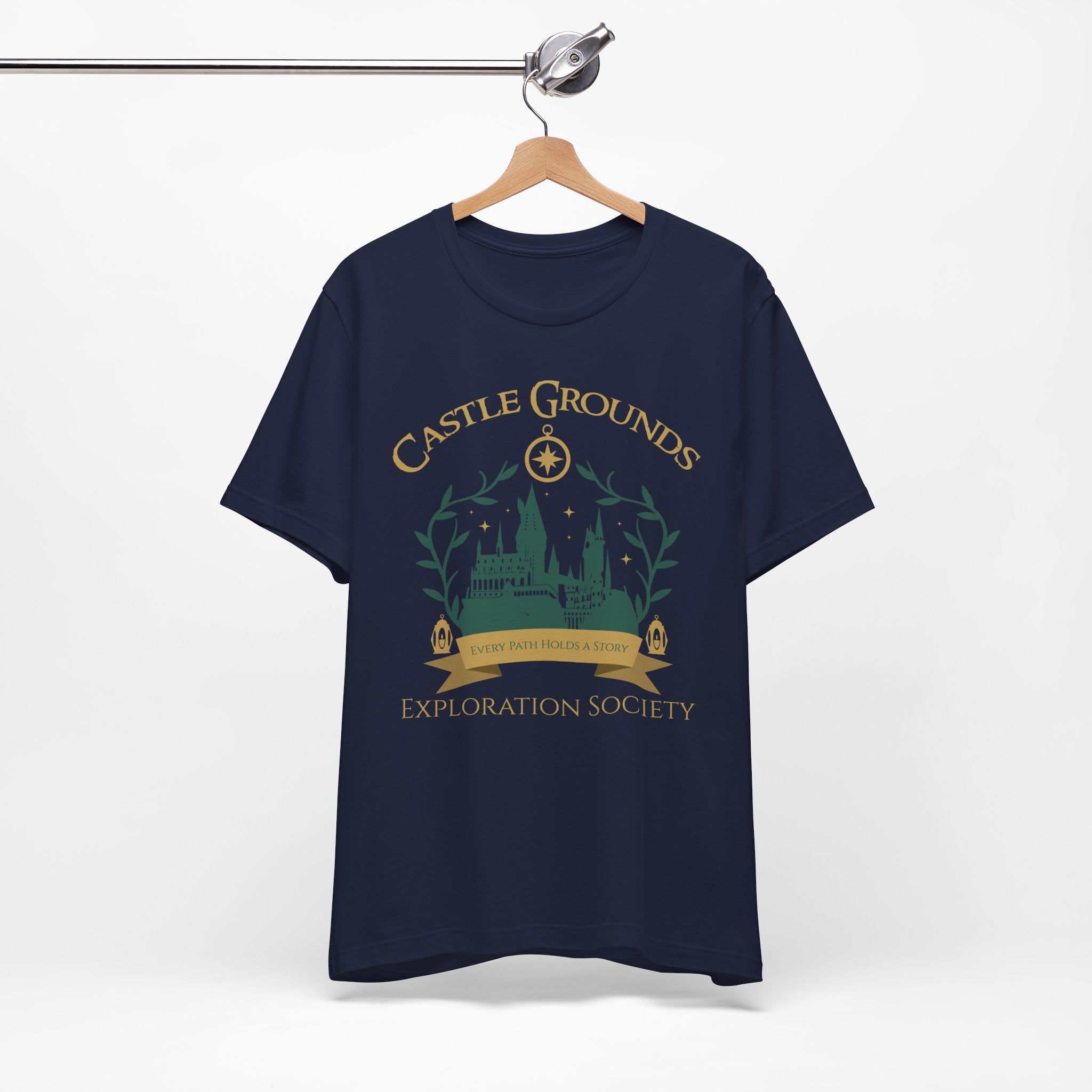 Castle Grounds Exploration Society Shirt- Wizarding Castle Tee, Fantasy Adventure Shirt