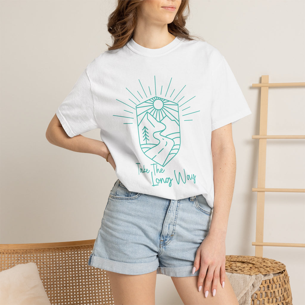 Take The Long Way Shirt- Scenic Route Road Trip Tee