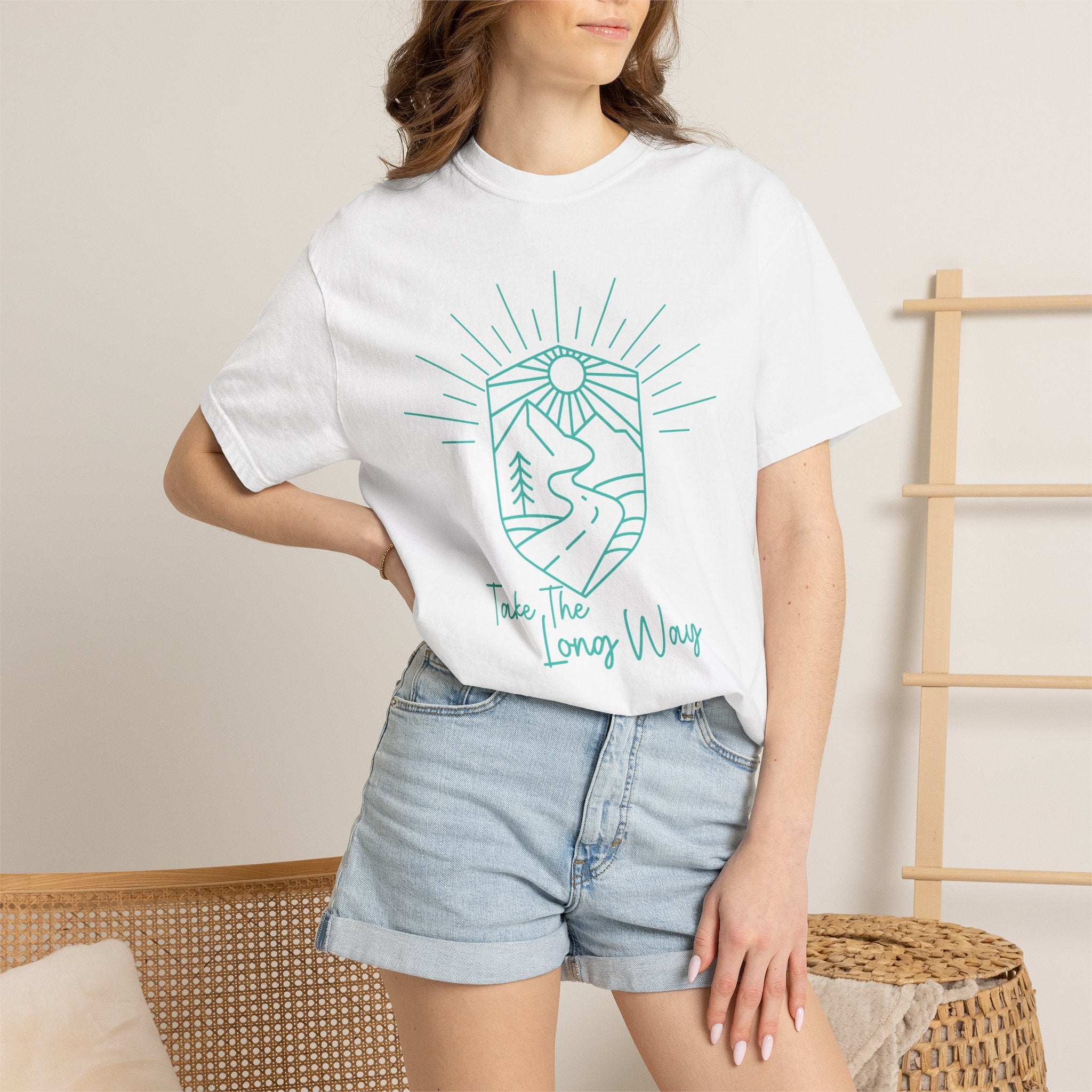 Take The Long Way Shirt- Scenic Route Road Trip Tee