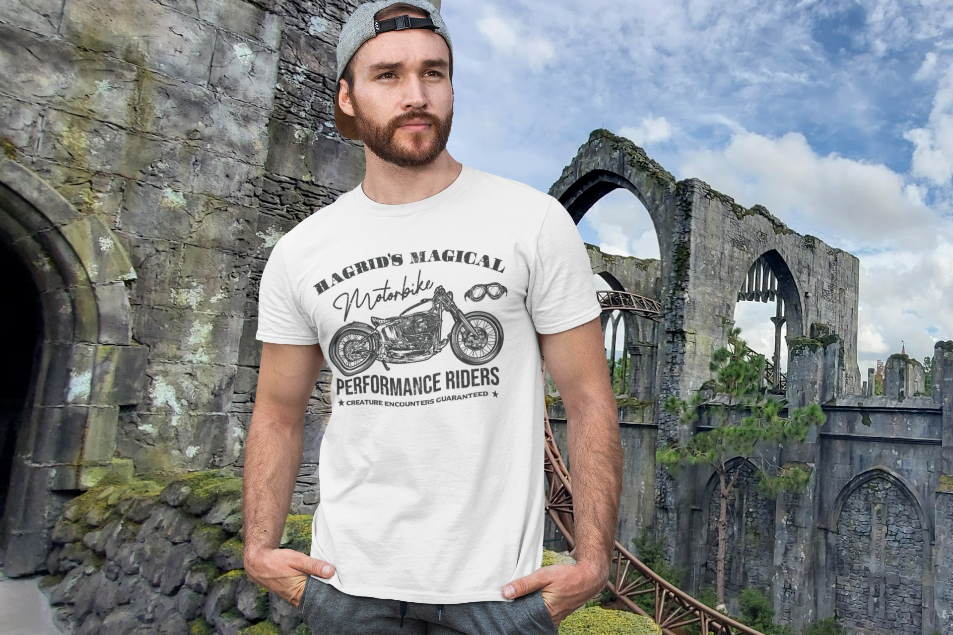 Hagrid’s Magical Motorbike Shirt- Wizarding Ride Adventure Tee