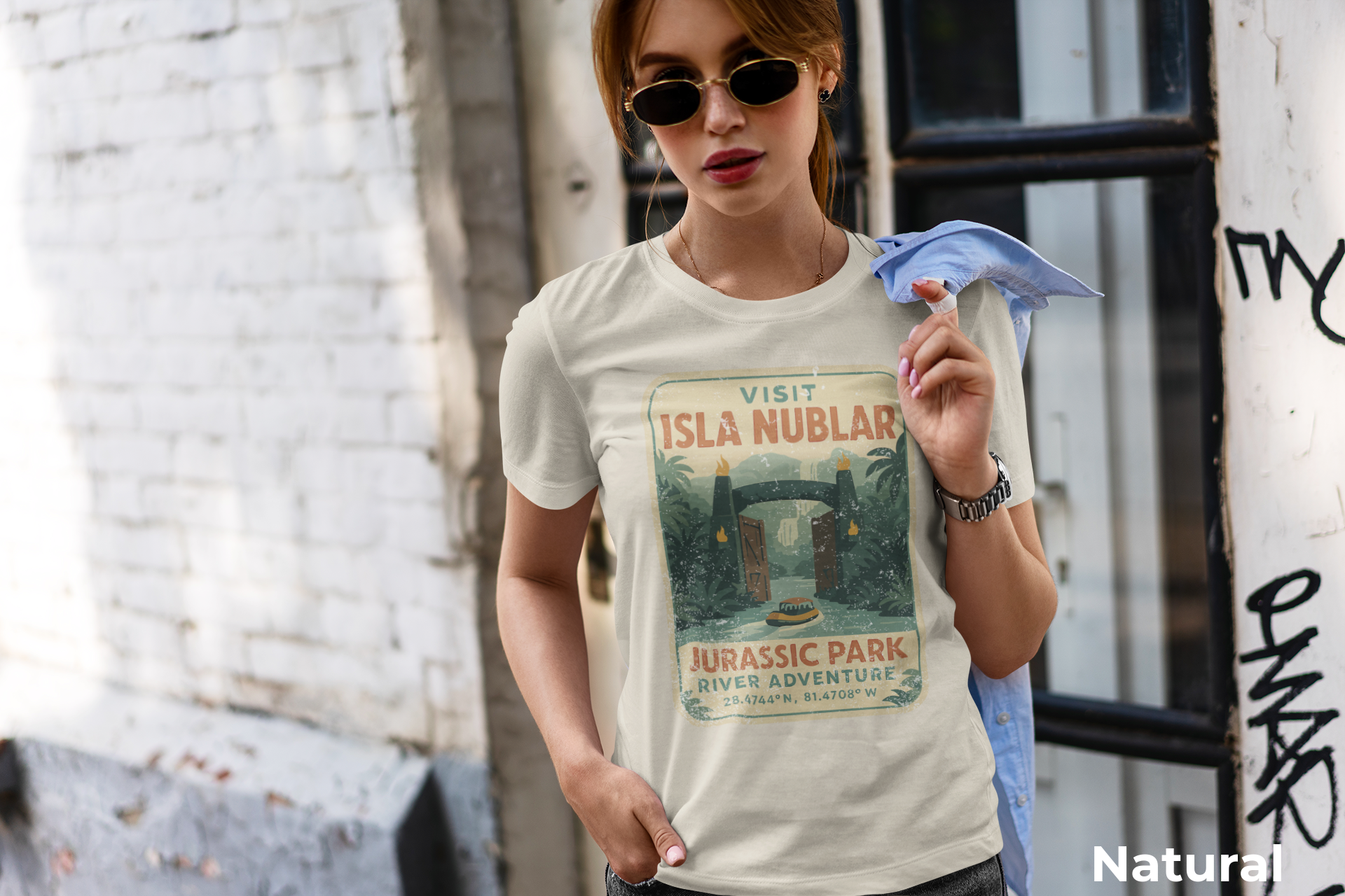 Visit Isla Nublar Shirt – Jurassic Park Ride Souvenir Tee