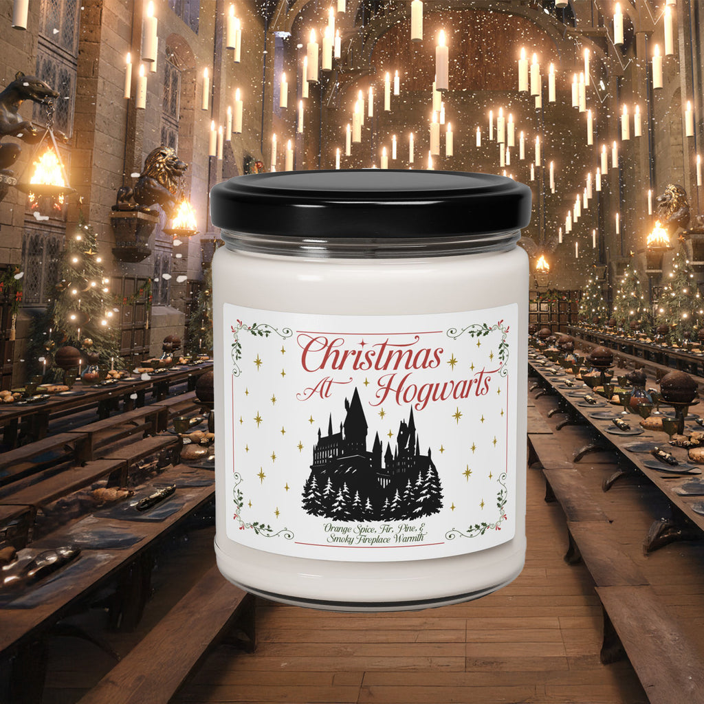 Christmas at Hogwarts Candle – Magical Holiday Soy Candle