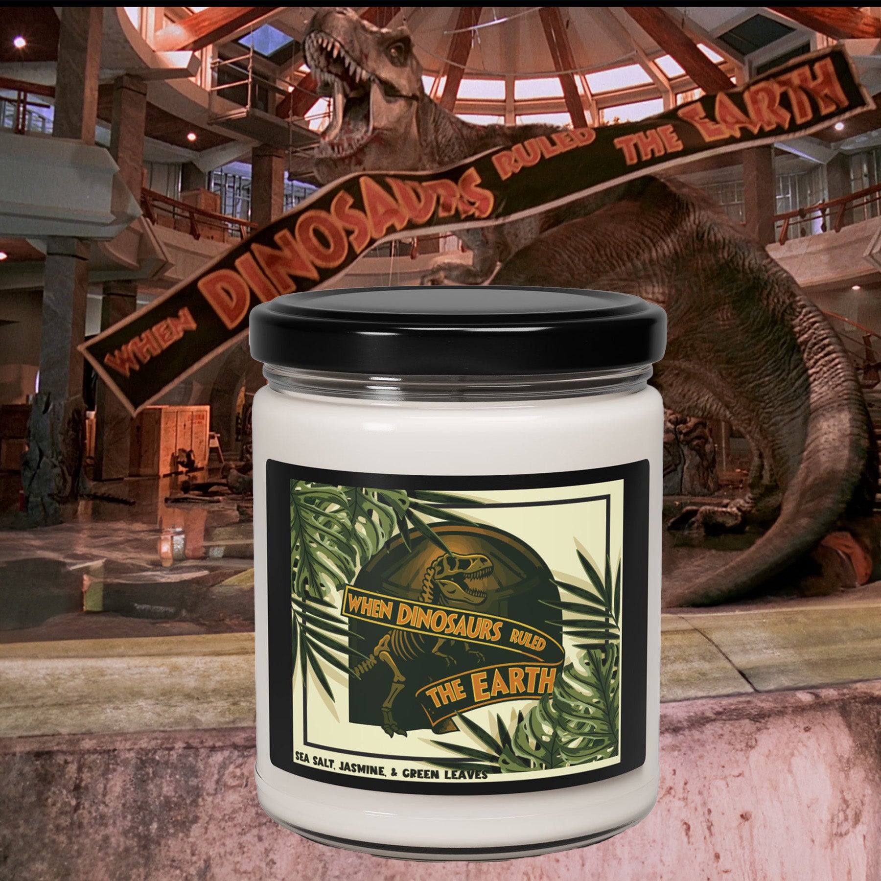 When Dinosaurs Ruled the Earth Candle – Jurassic Park Adventure Soy Candle