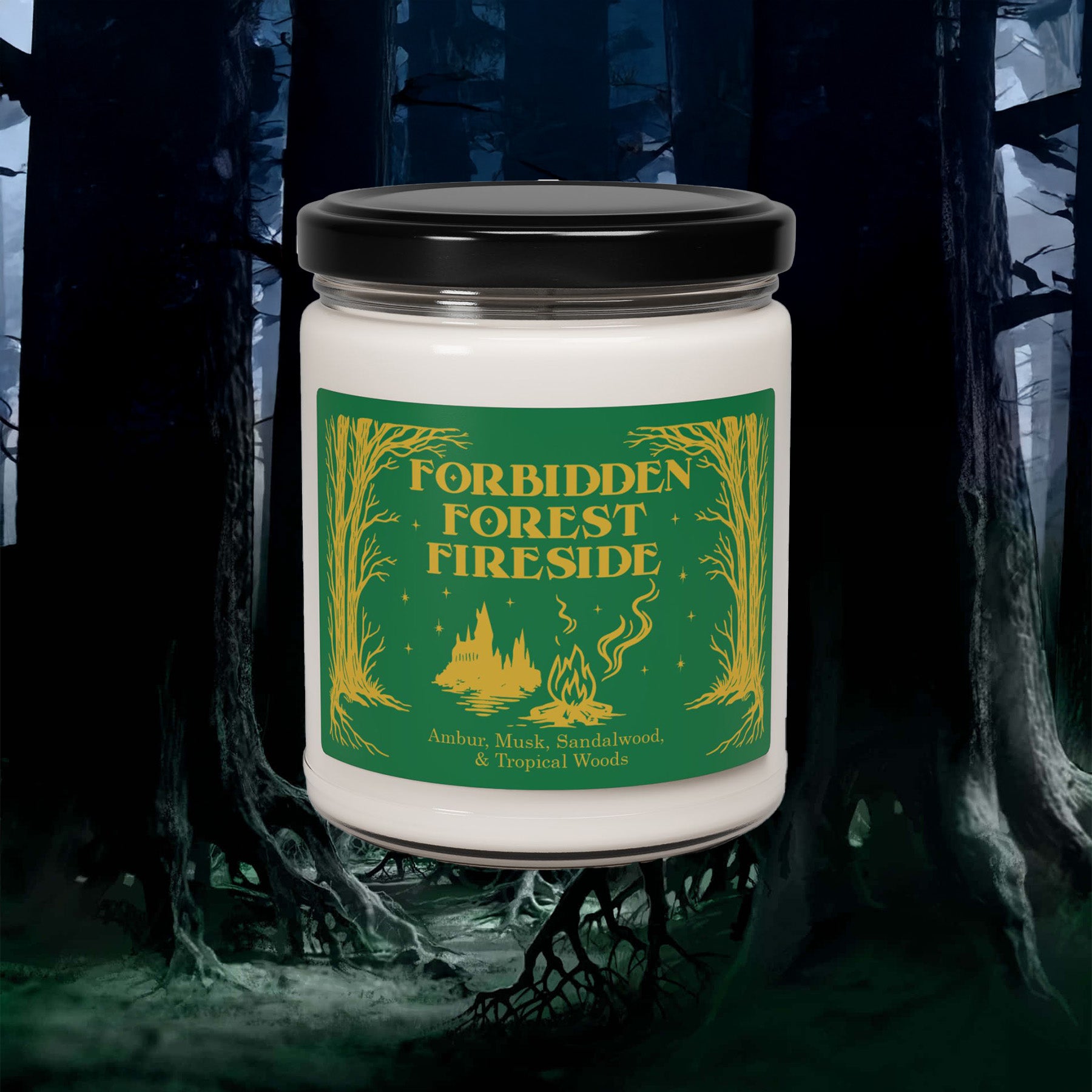 Forbidden Forest Candle – Enchanted Fireside Soy Candle