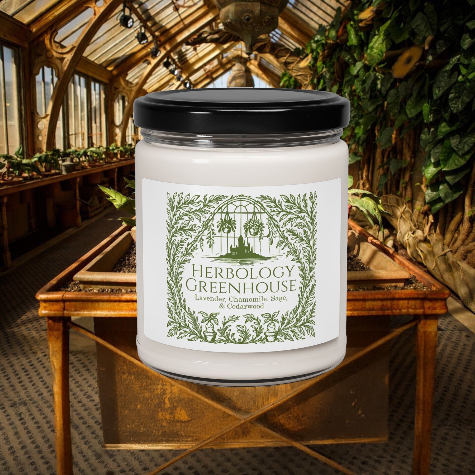 Herbology Candle – Magical Greenhouse Soy Candle
