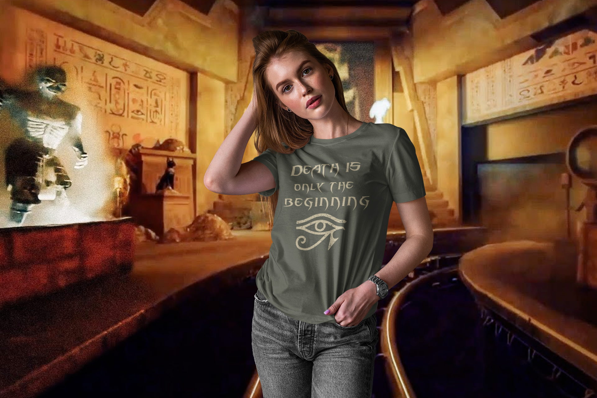 Death Is Only the Beginning Shirt – Mummy Ride-Inspired Tee