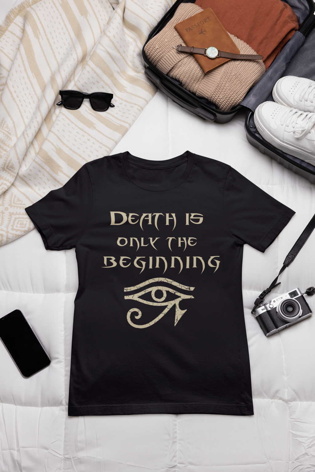 Death Is Only the Beginning Shirt – Mummy Ride-Inspired Tee