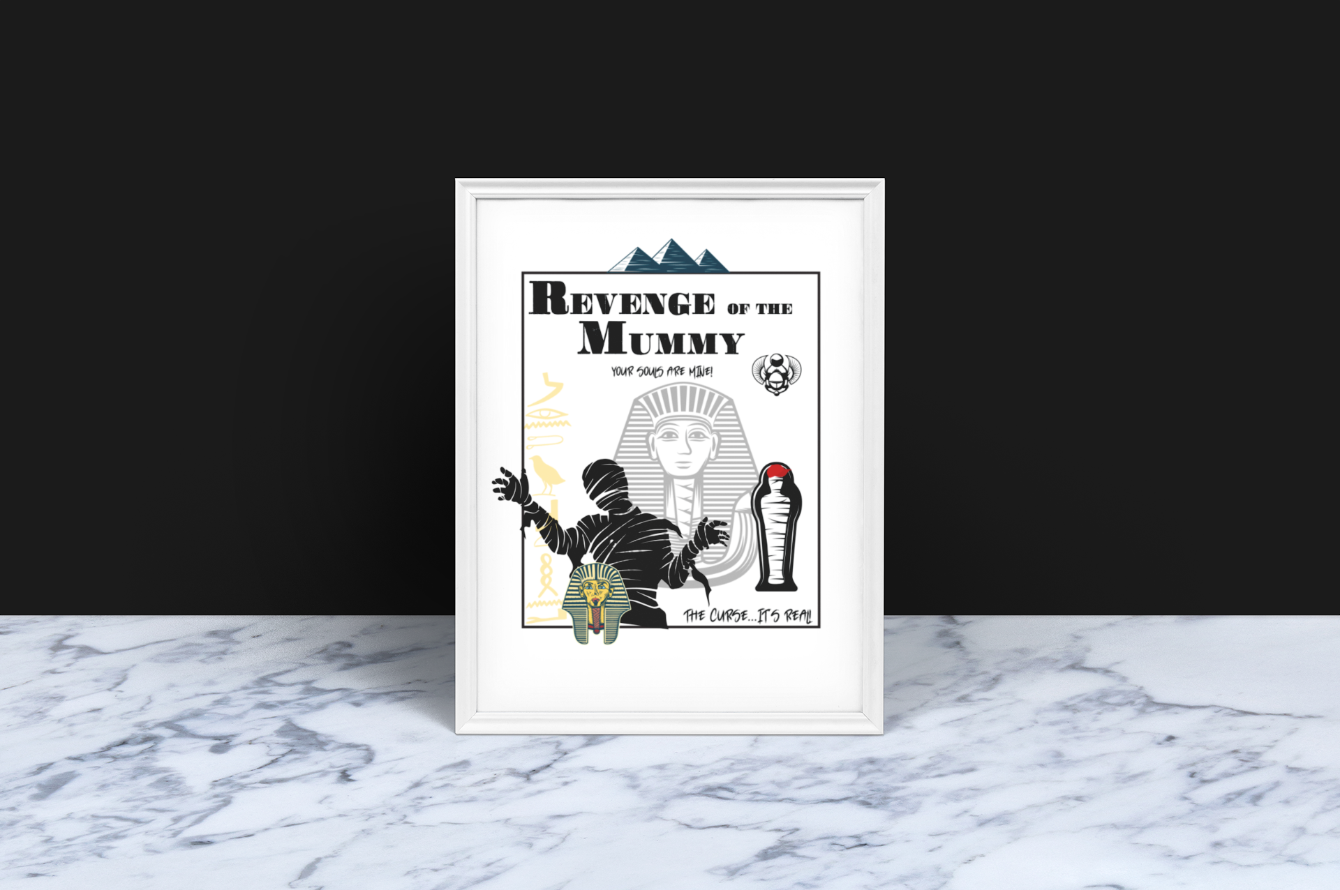 Revenge of the Mummy Poster – Universal Ride-Inspired Egyptian Wall Art