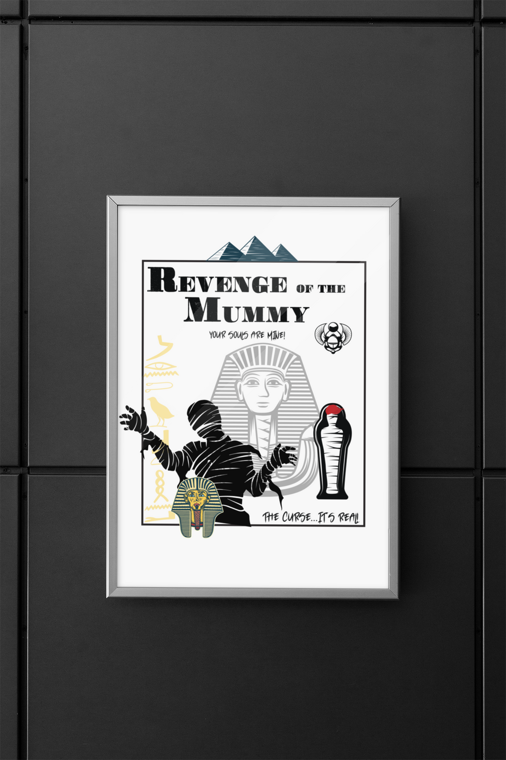Revenge of the Mummy Poster – Universal Ride-Inspired Egyptian Wall Art