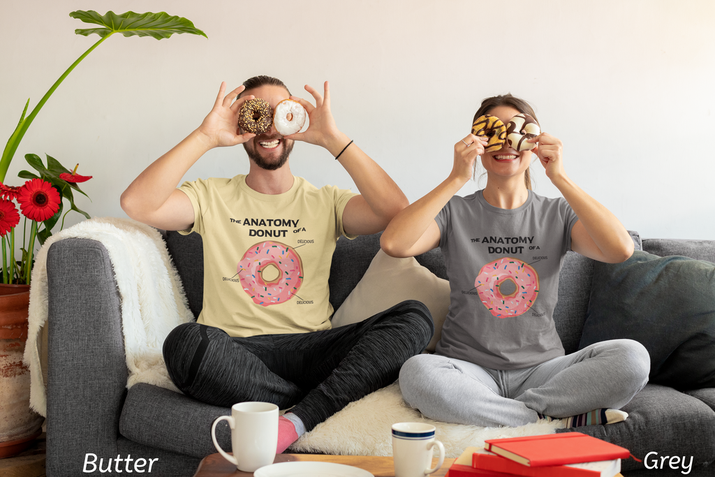 Anatomy of a Donut Shirt – Funny Foodie Comfort Colors Tee