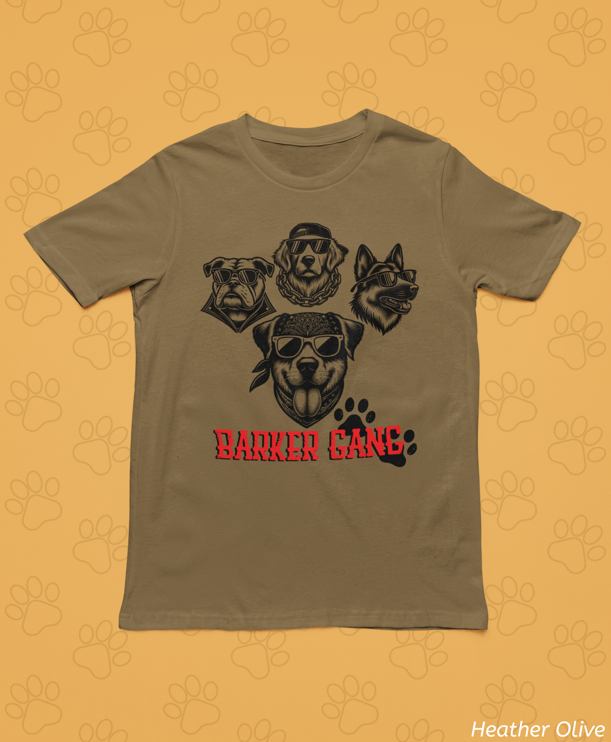 Barker Gang Shirt – Funny Dog Lover Biker Tee