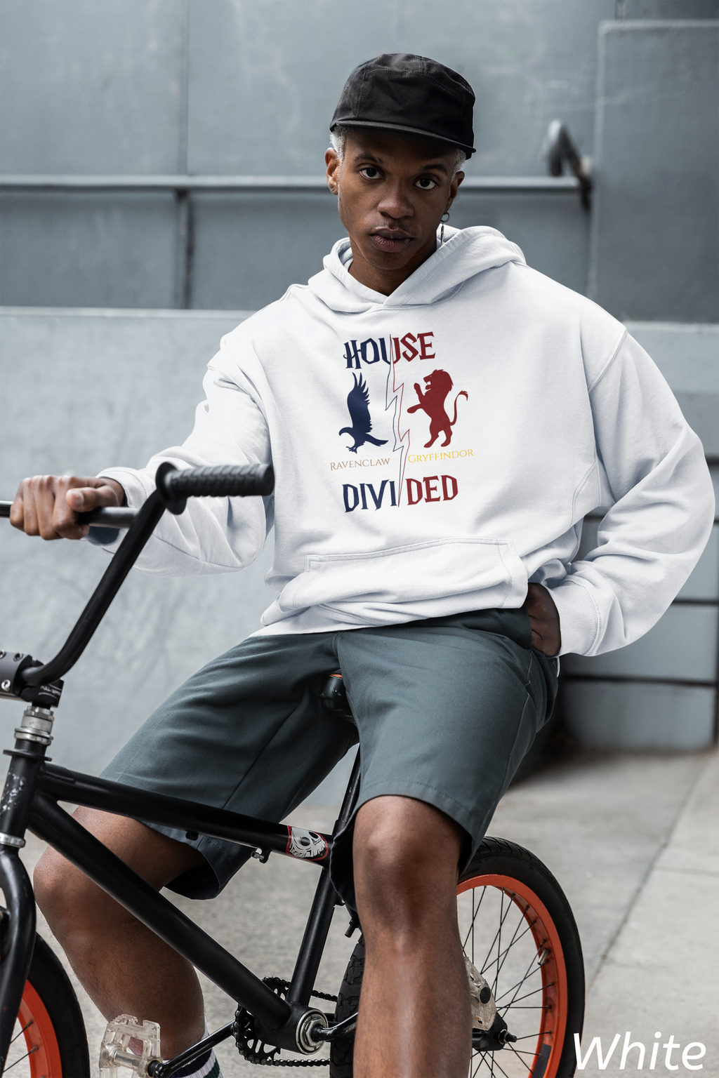 House Divided Hoodie – Ravenclaw x Gryffindor | Magical Rivalry Sweatshirt