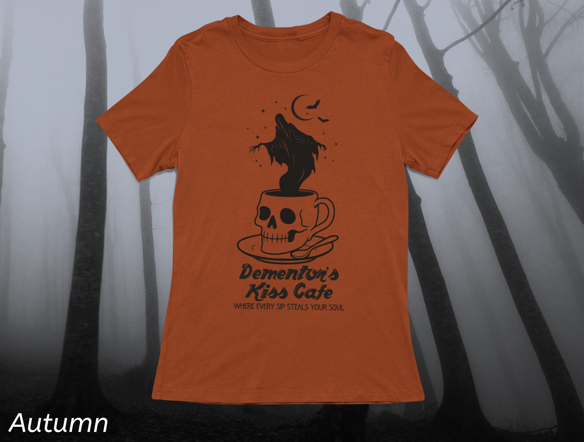 Dementor’s Kiss Café Shirt | Dark Wizard Coffee Tee