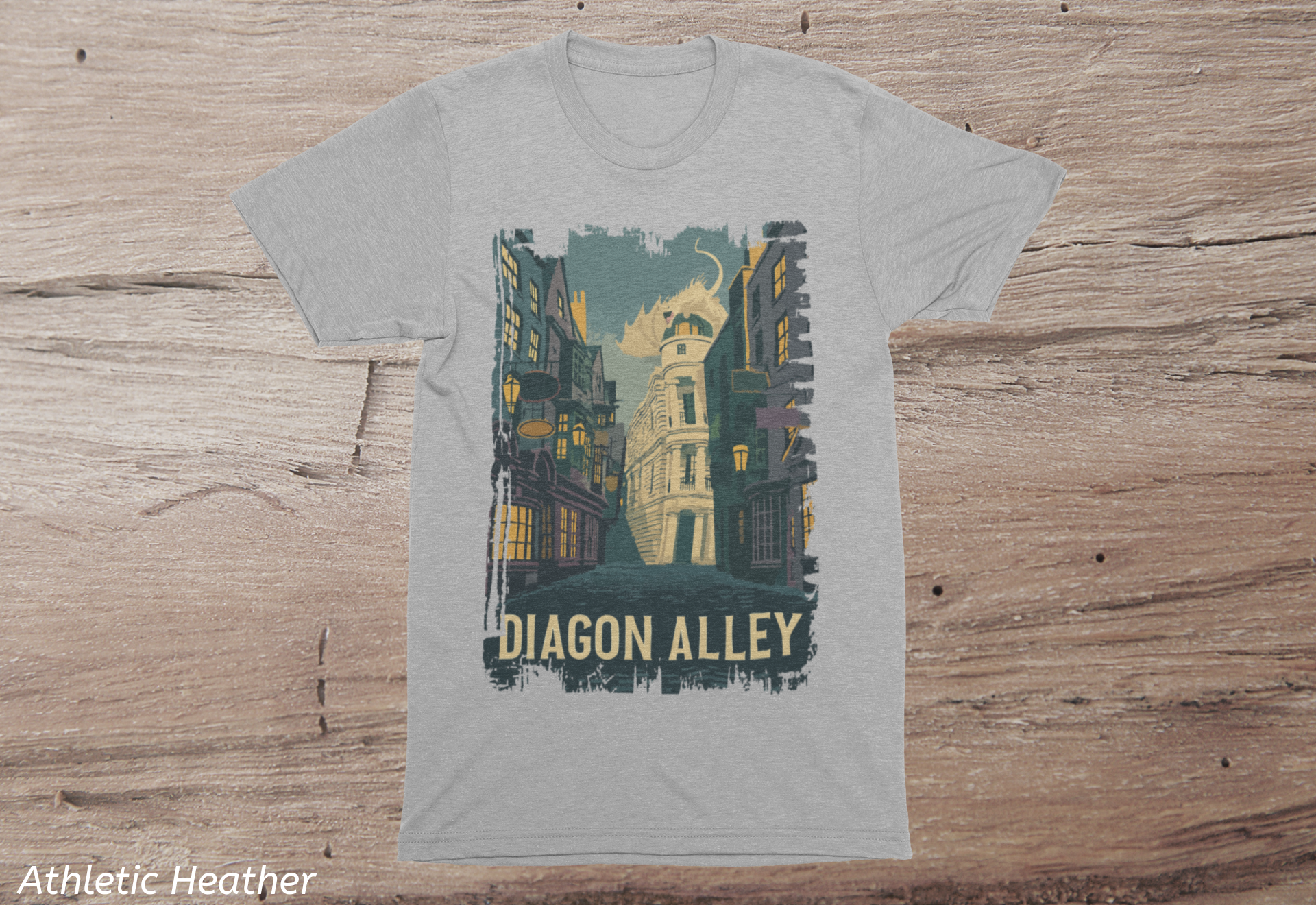 Diagon Alley Shirt | Wizard Marketplace Vintage Travel Tee