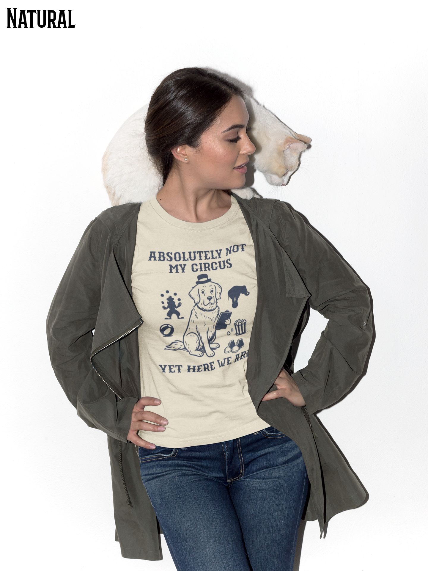 Absolutely Not My Circus Shirt | Funny Dog Tee | Meltdown Menagerie Series