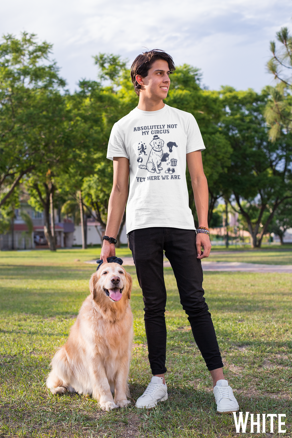 Absolutely Not My Circus Shirt | Funny Dog Tee | Meltdown Menagerie Series