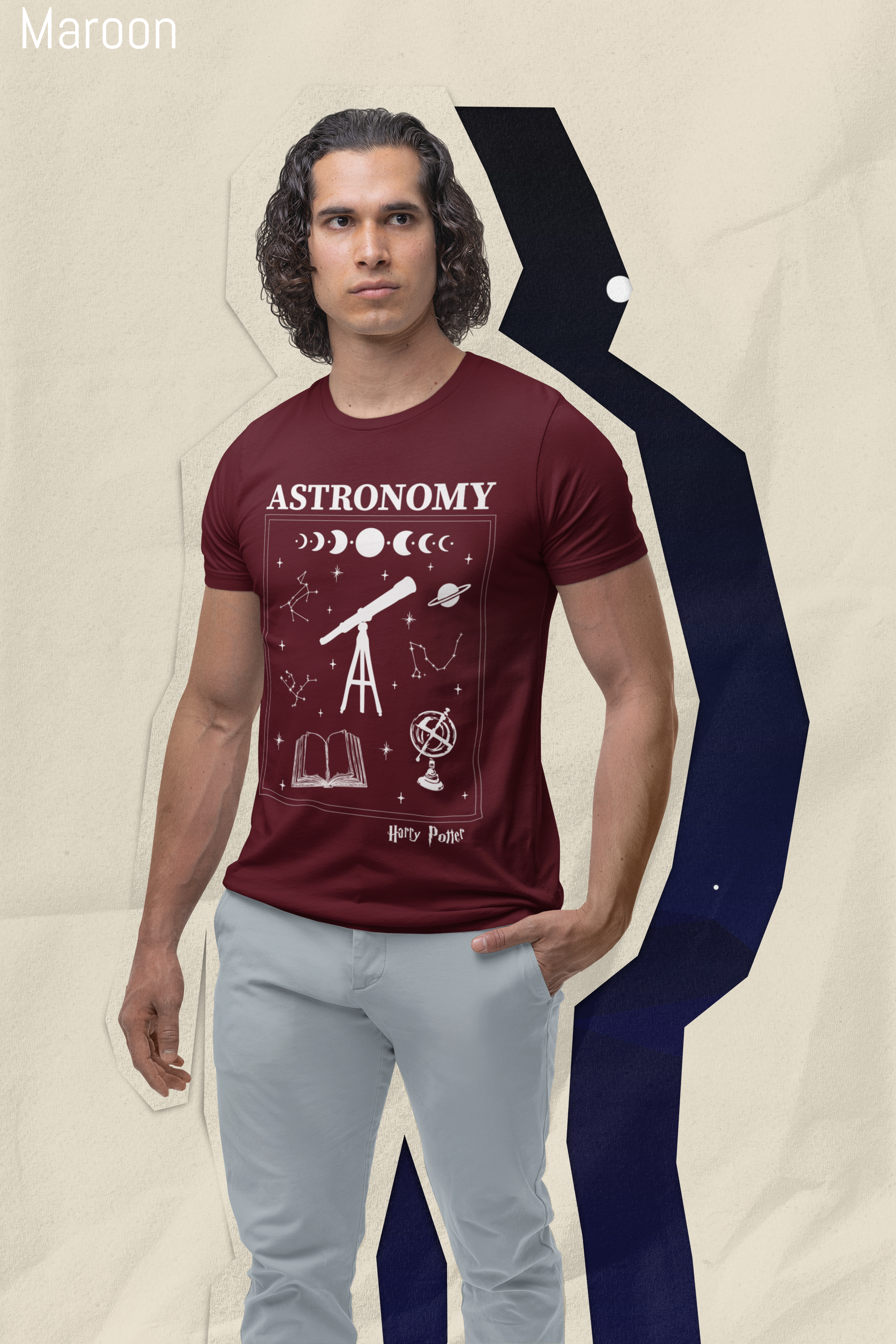 Astronomy Class Shirt | Hogwarts Star Studies Tee | Celestial Wizard School Design