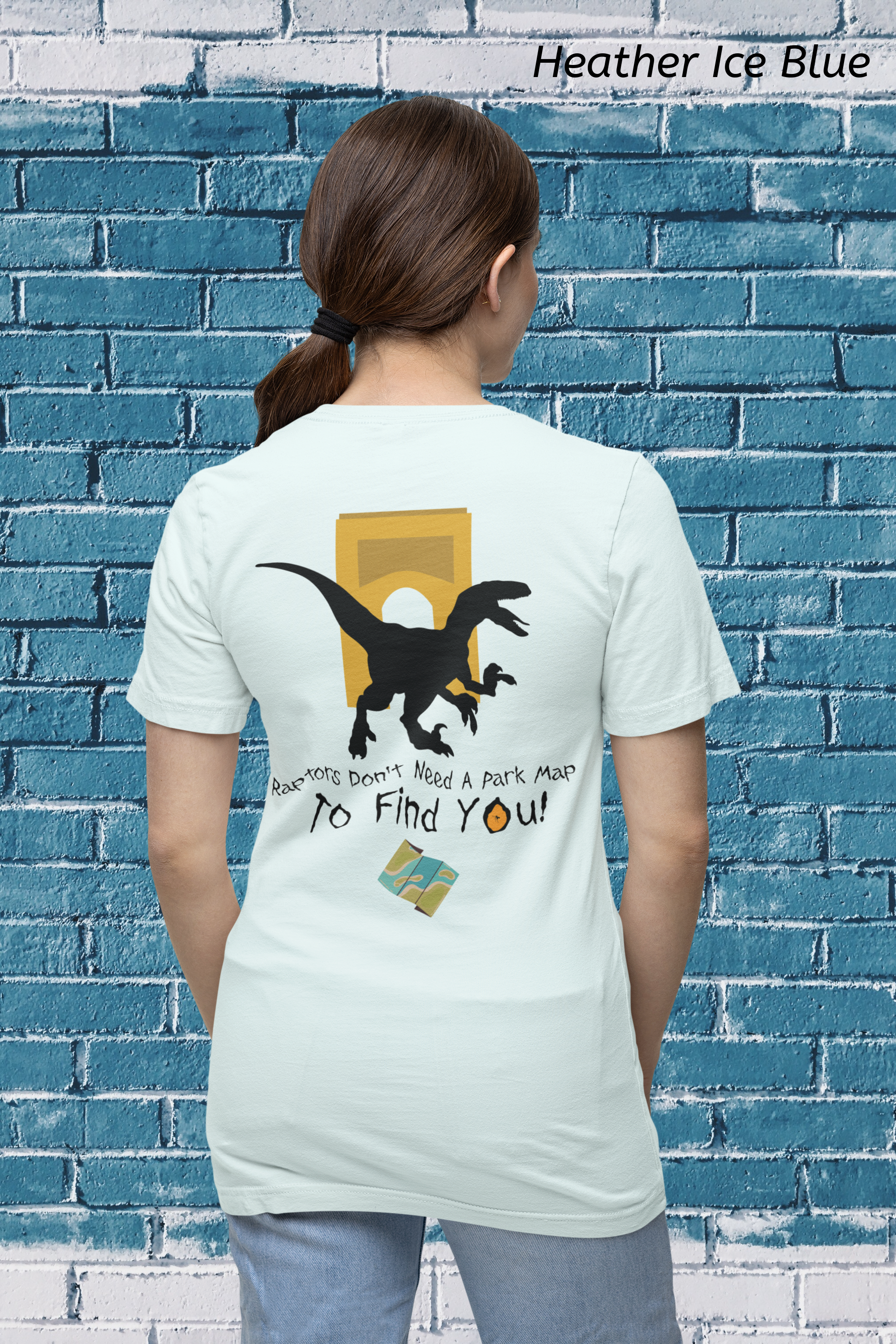 Jurassic Park Raptor Shirt | Double-Sided Theme Park Tee | Universal Orlando Inspired